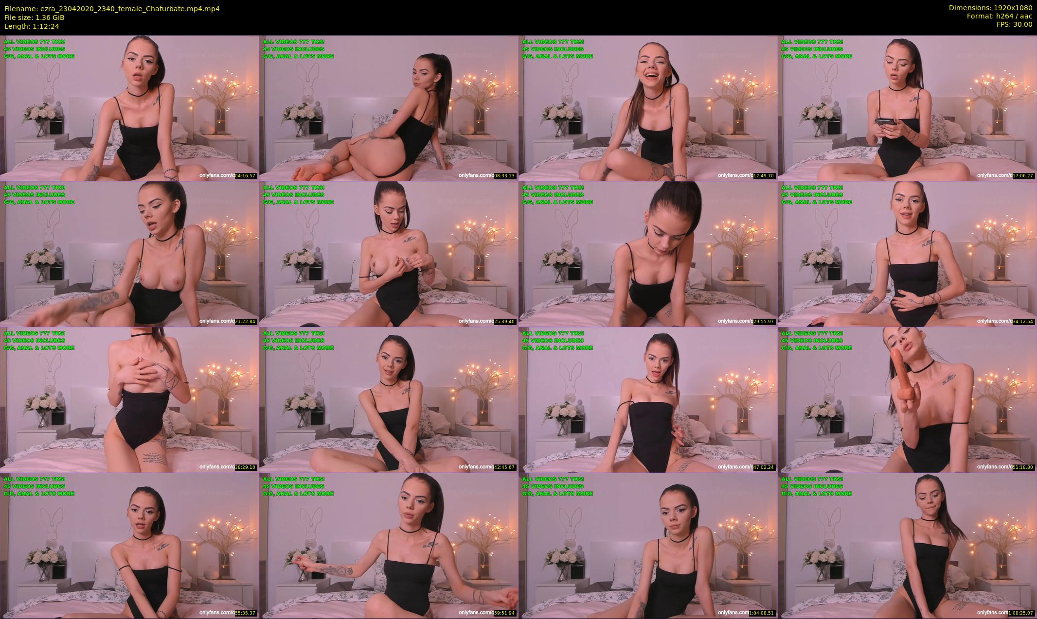 ezra — 73 minute Chaturbate female cam show recording, 1080p, Apr 23, 2020