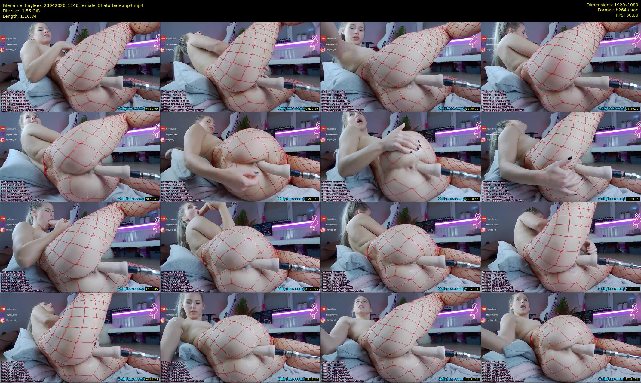 hayleex — 71 minute Chaturbate female cam show recording, 1080p, Apr 23, 2020