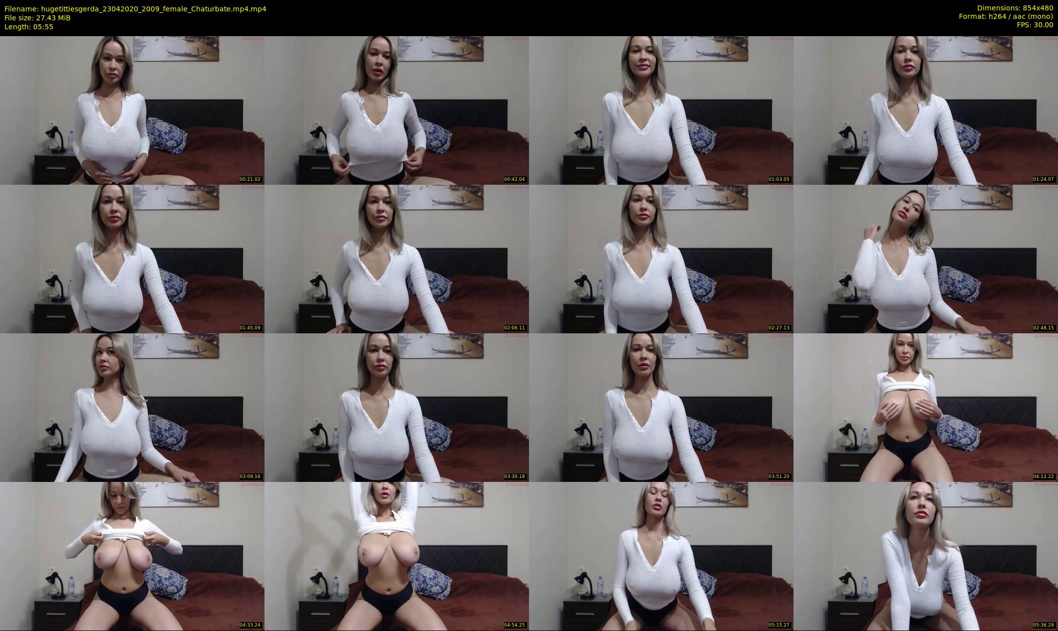 hugetittiesgerda — 6 minute Chaturbate female cam show recording, 480p, Apr 23, 2020