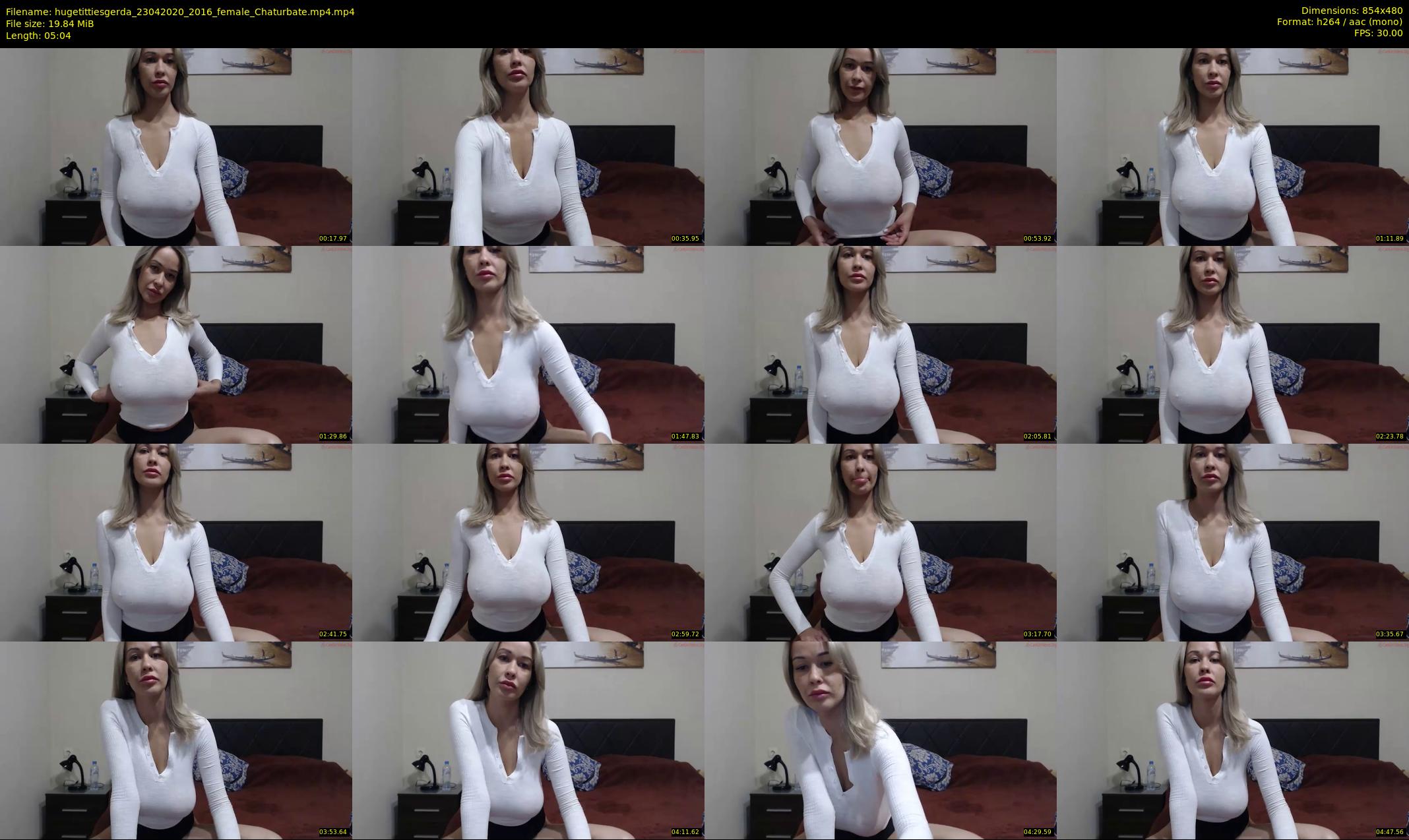 hugetittiesgerda — 6 minute Chaturbate female cam show recording, 480p, Apr 23, 2020