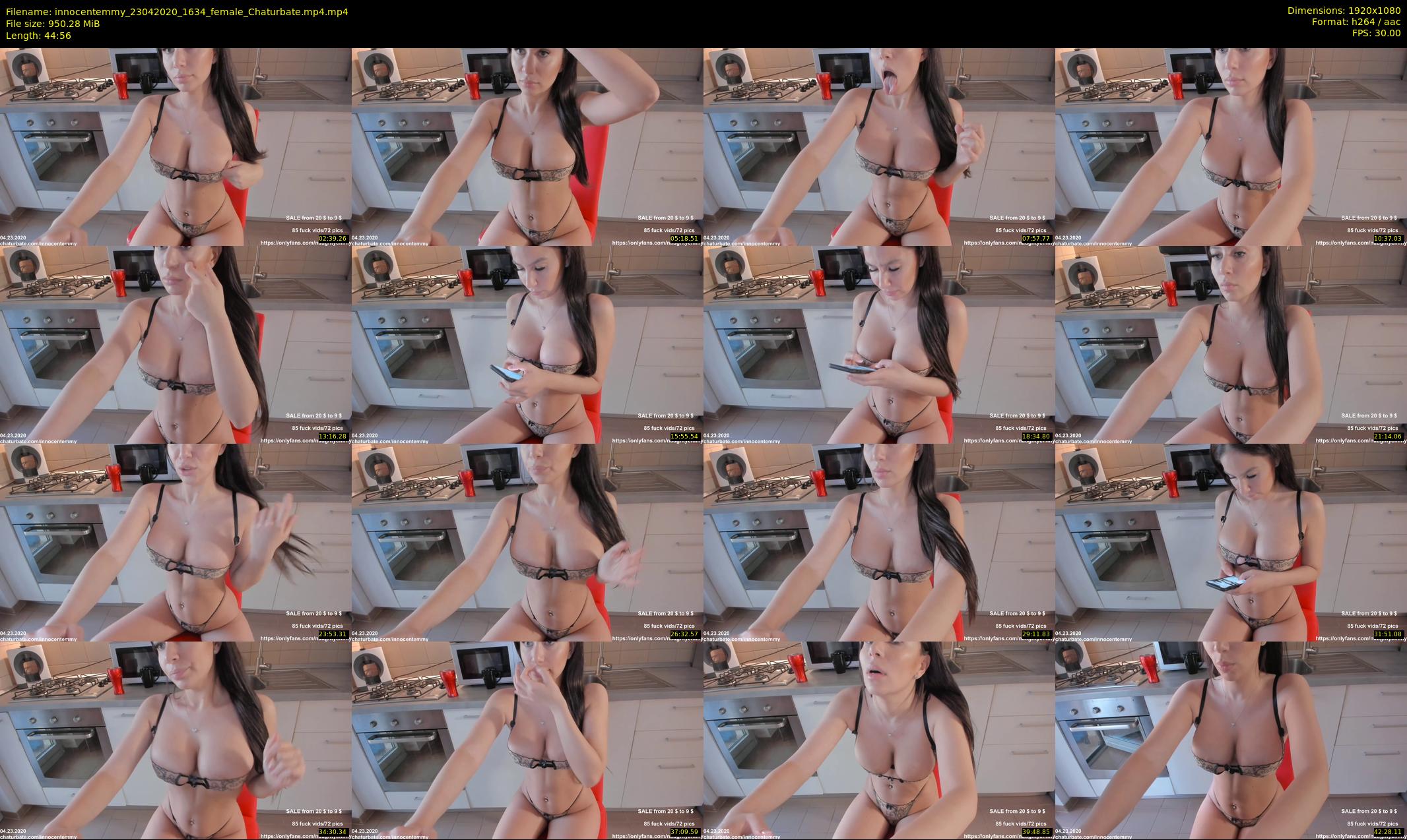 innocentemmy — 45 minute Chaturbate female cam show recording, 1080p, Apr 23, 2020