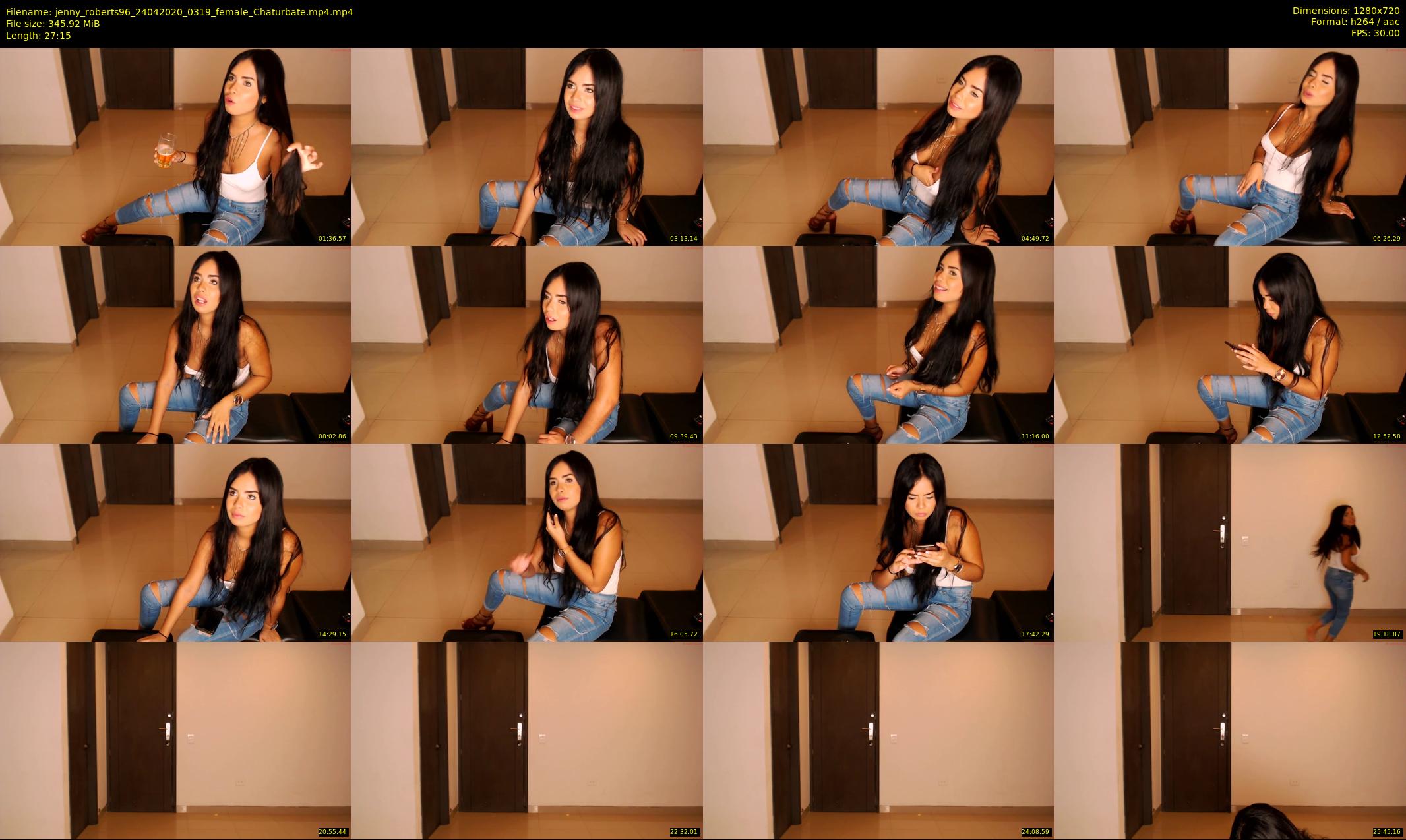 jenny_roberts96 — 28 minute Chaturbate female cam show recording, 720p, Apr 24, 2020