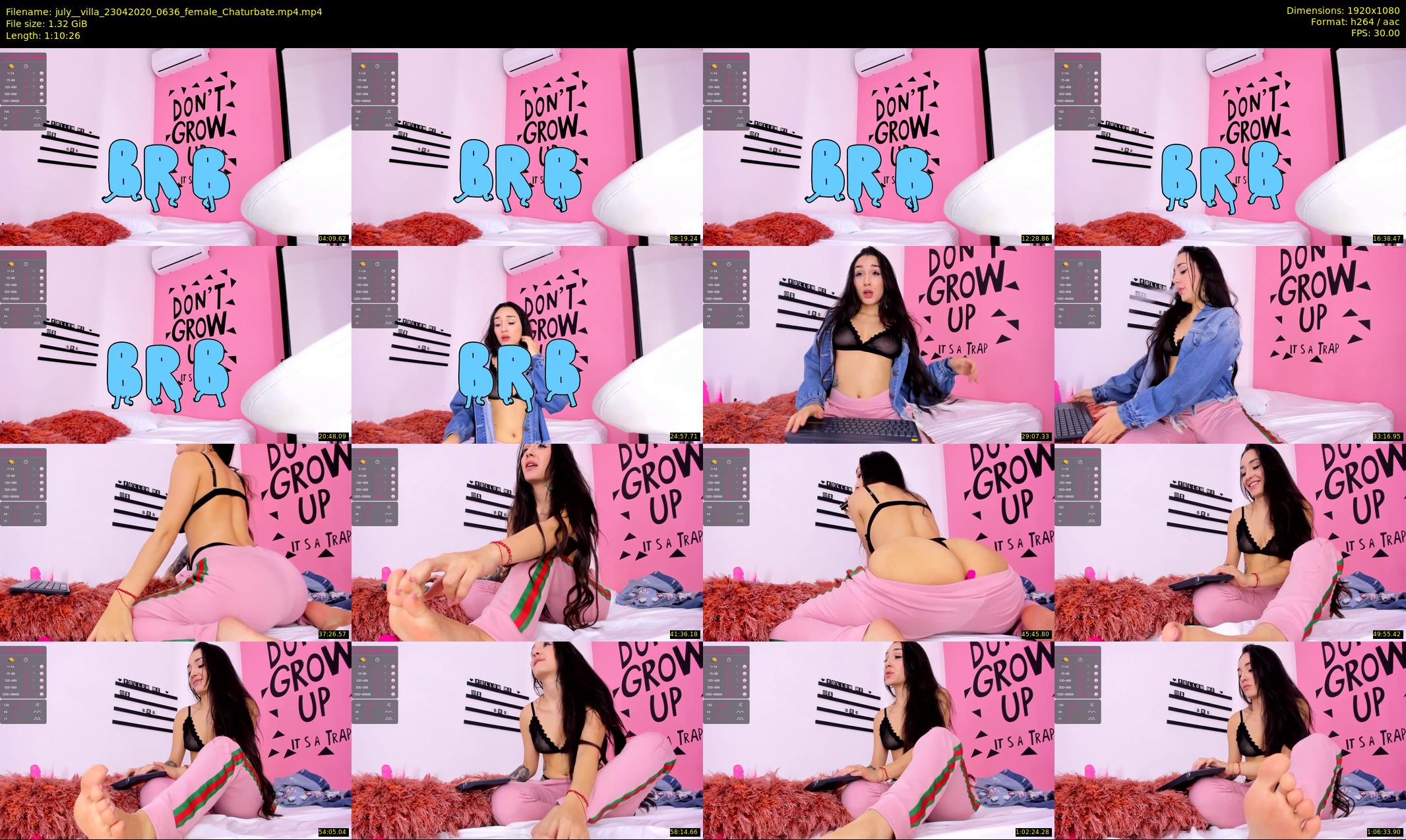 july__villa — 71 minute Chaturbate female cam show recording, 1080p, Apr 23, 2020