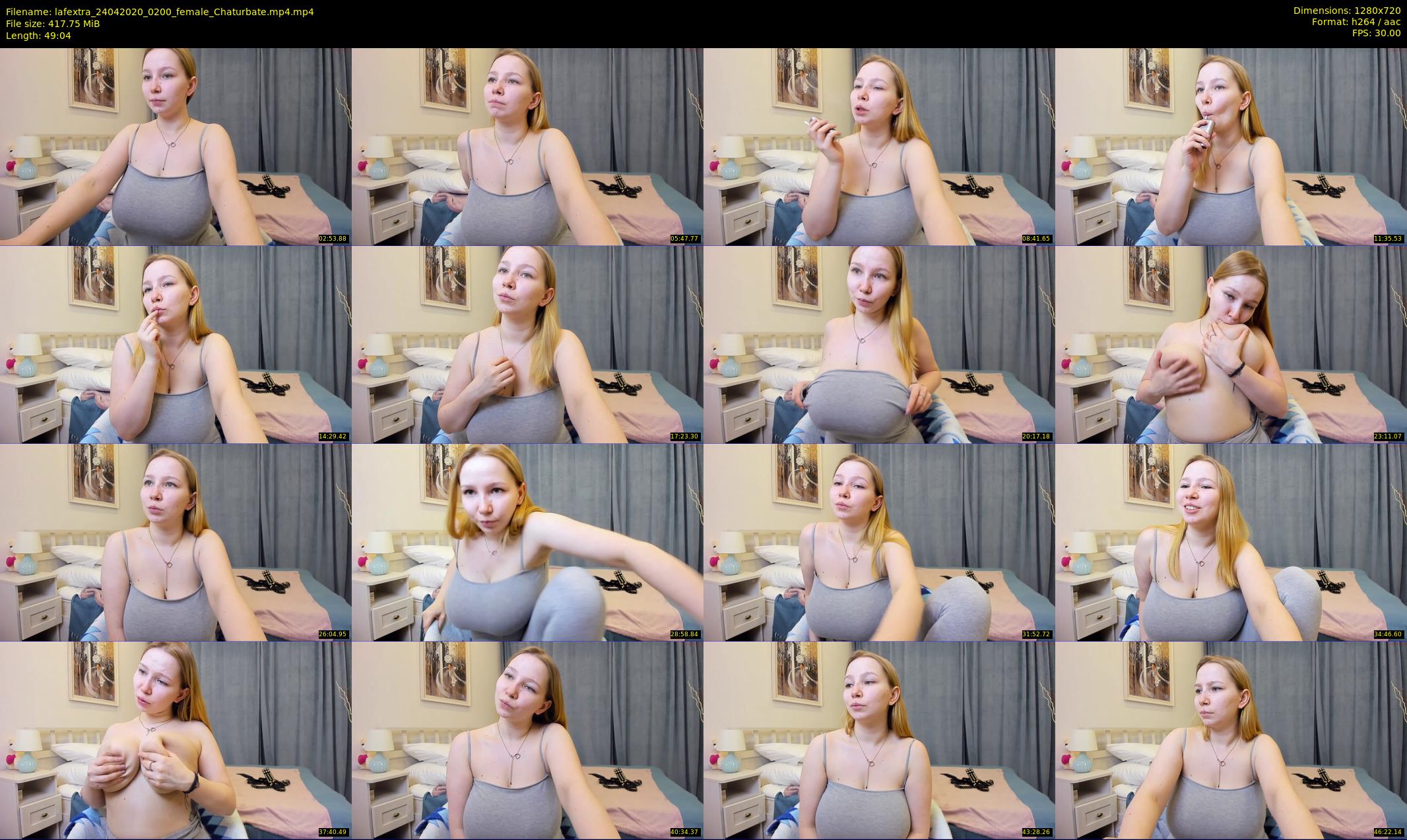 lafextra — 50 minute Chaturbate female cam show recording, 720p, Apr 24, 2020