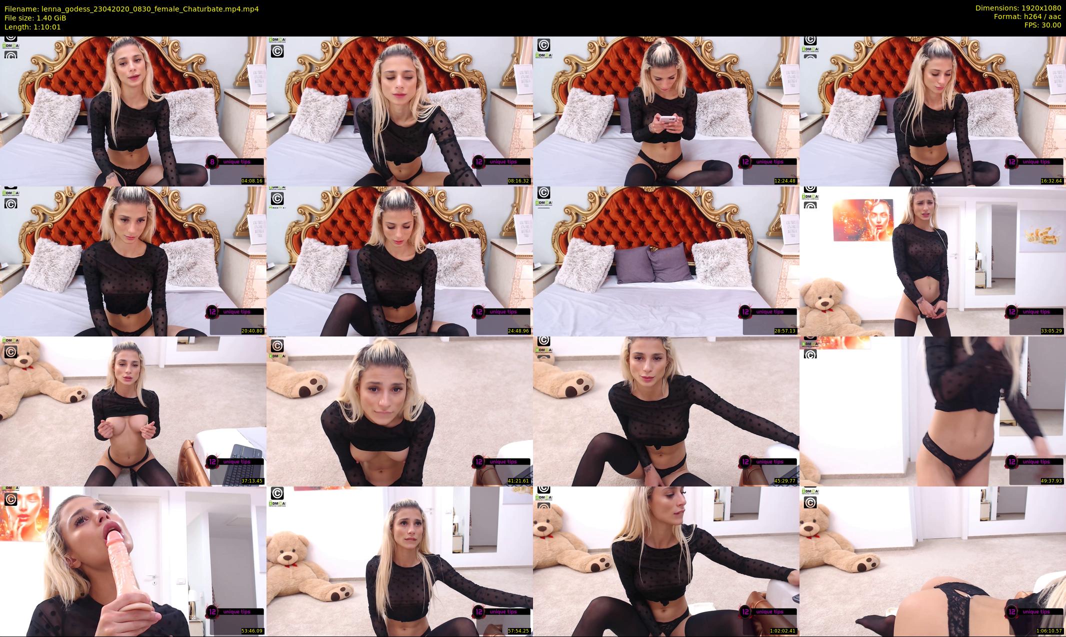 lenna_godess — 71 minute Chaturbate female cam show recording, 1080p, Apr 23, 2020