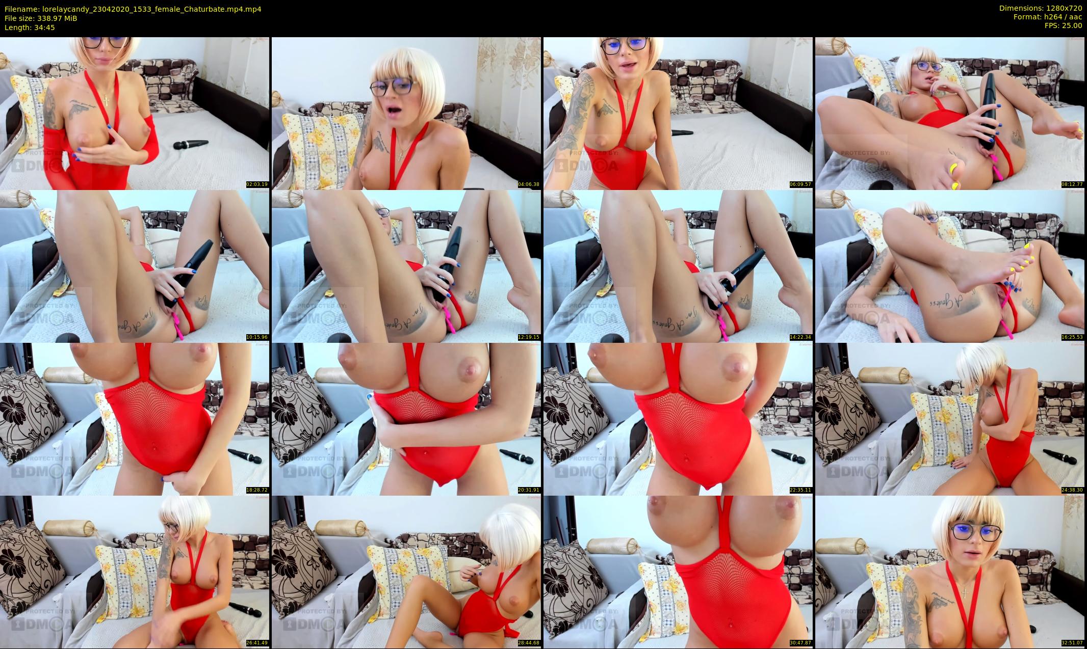 lorelaycandy — 35 minute Chaturbate female cam show recording, 720p, Apr 23, 2020