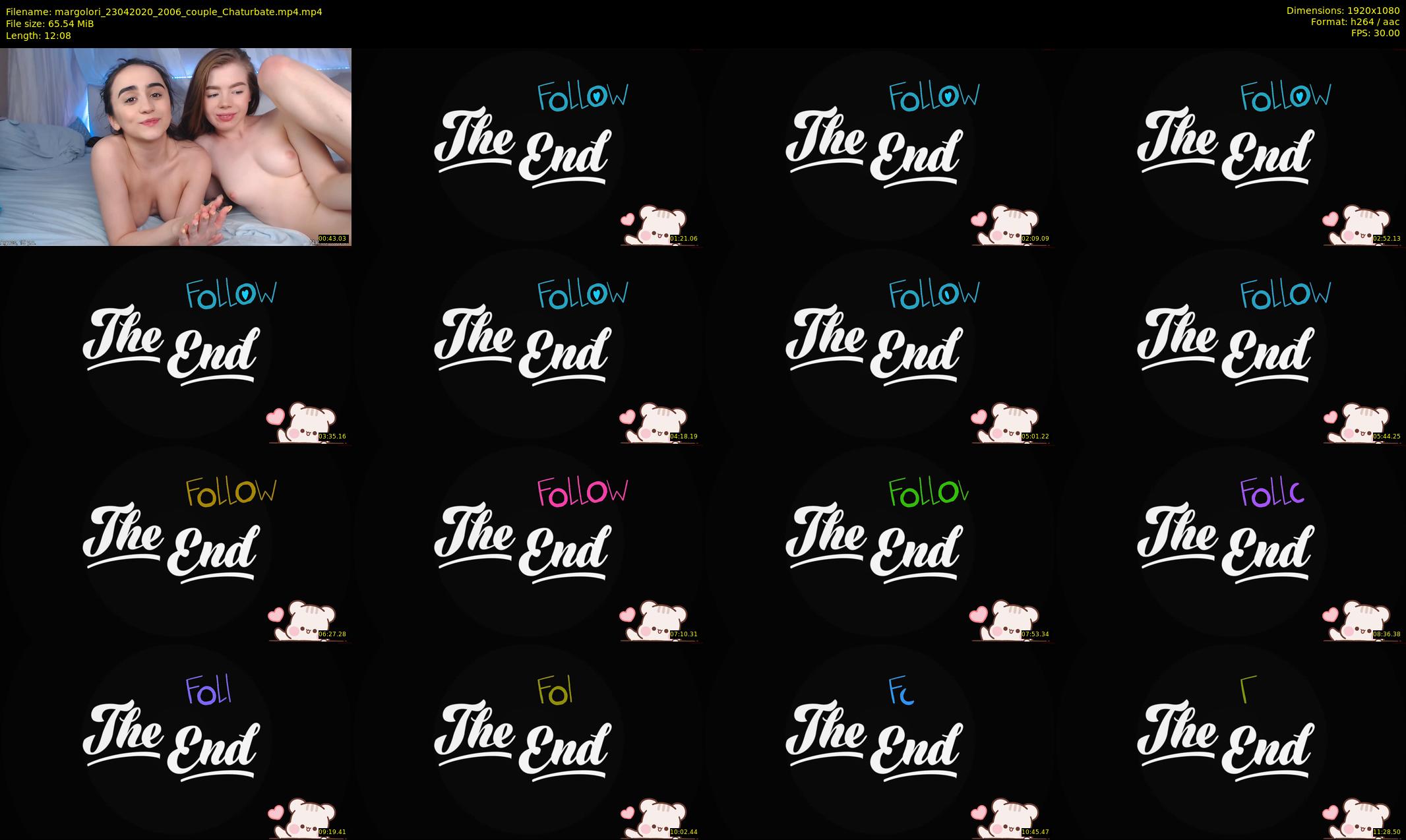 margolori — 13 minute Chaturbate couple cam show recording, 1080p, Apr 23, 2020