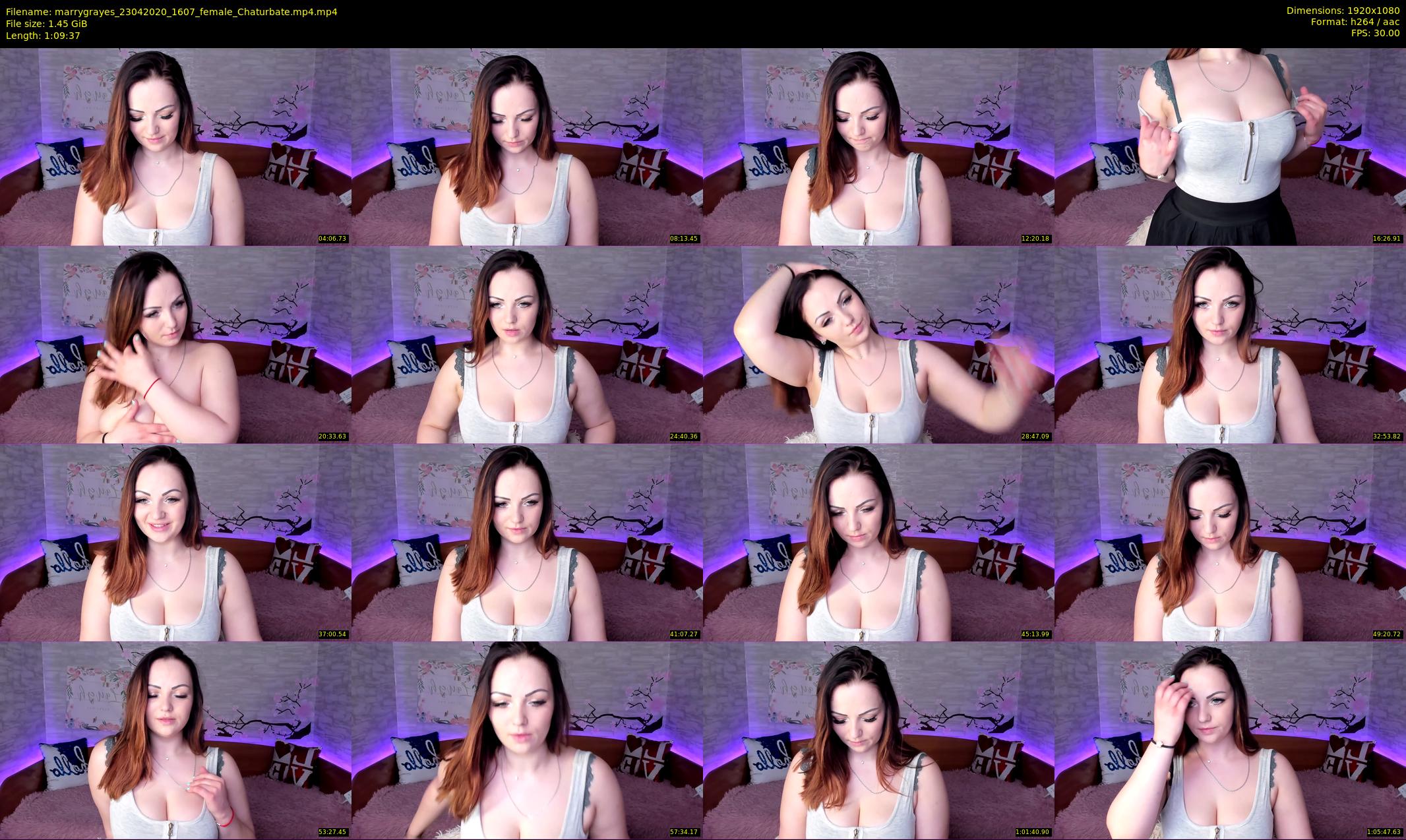 marrygrayes — 70 minute Chaturbate female cam show recording, 1080p, Apr 23, 2020