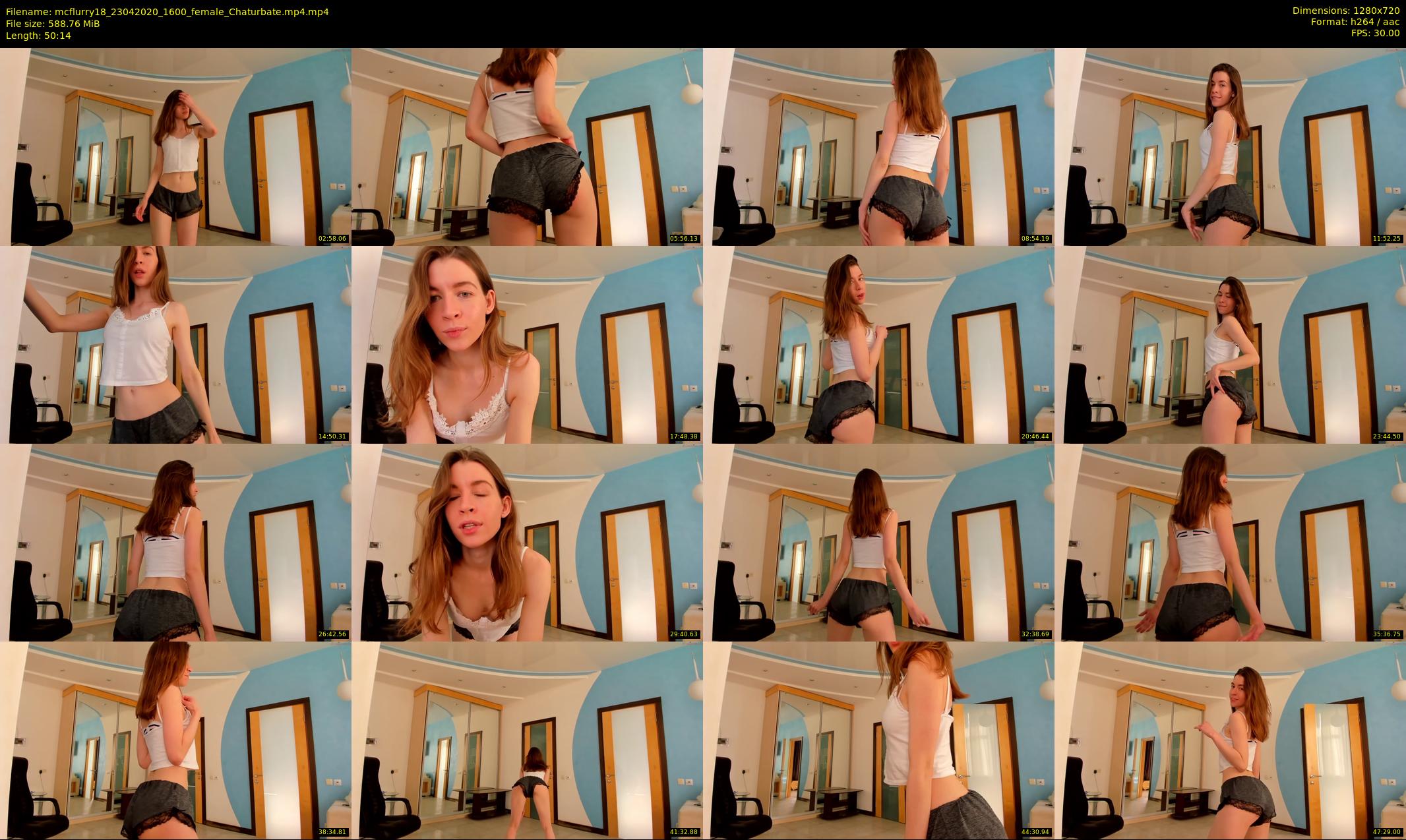 mcflurry18 — 51 minute Chaturbate female cam show recording, 720p, Apr 23, 2020