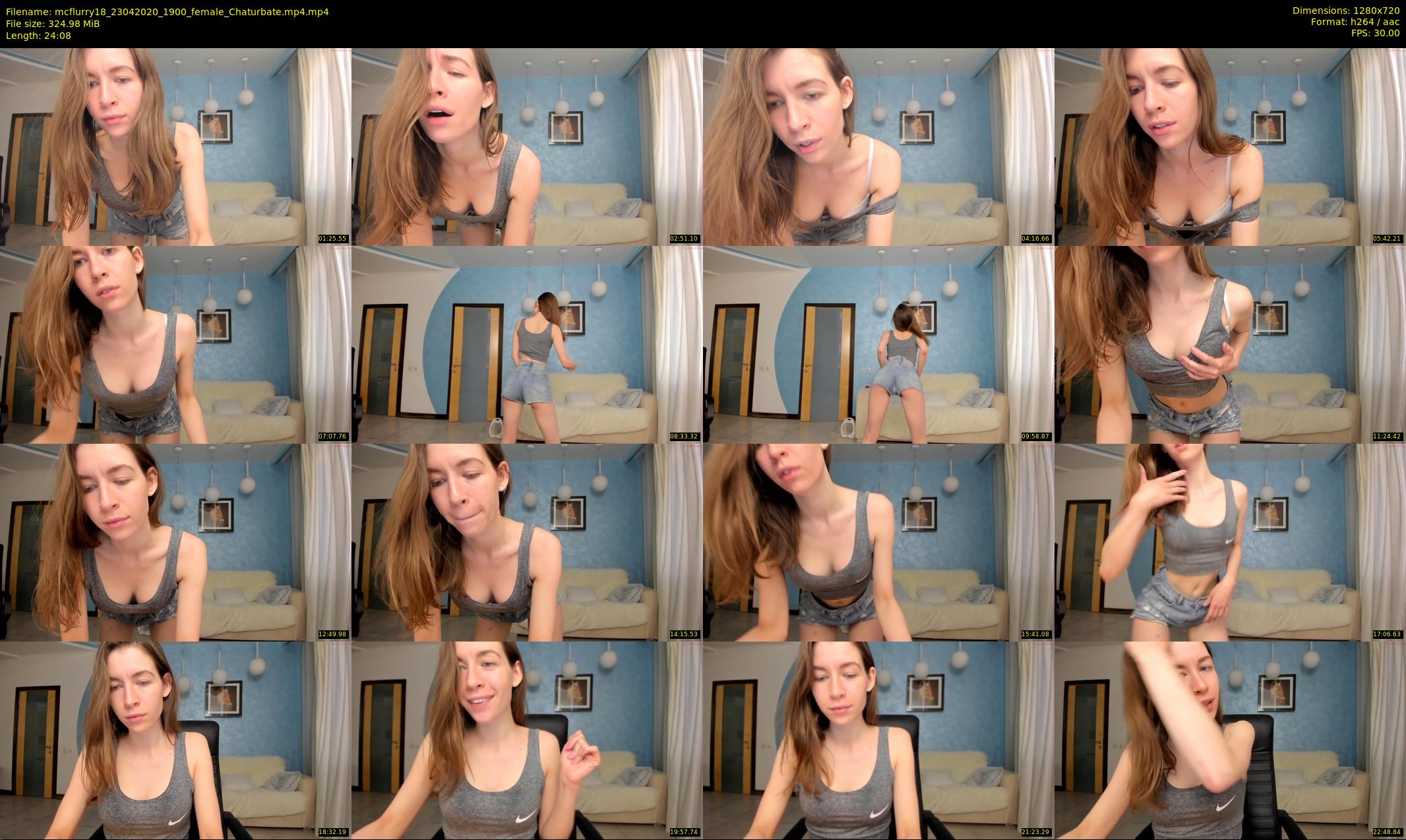 mcflurry18 — 25 minute Chaturbate female cam show recording, 720p, Apr 23, 2020