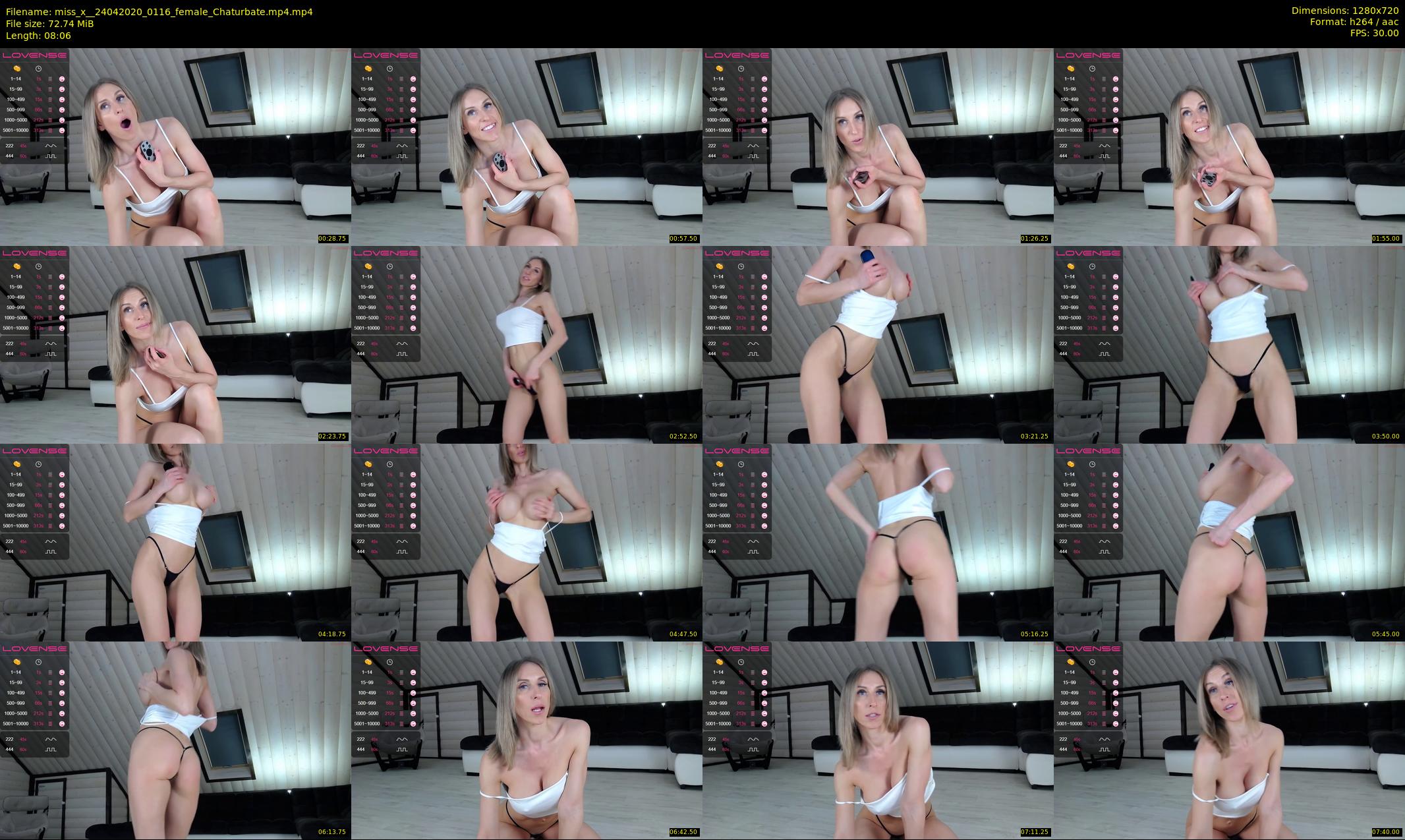 miss_x_ — 9 minute Chaturbate female cam show recording, 720p, Apr 24, 2020