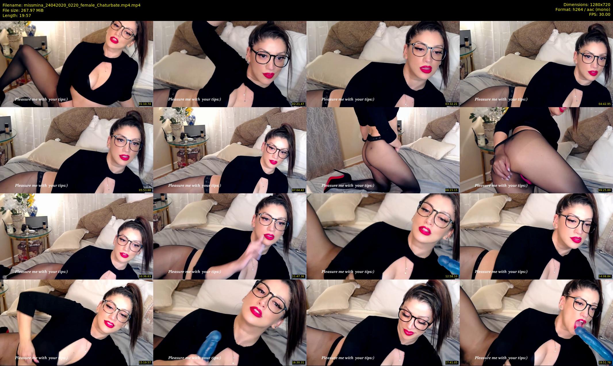missmina — 20 minute Chaturbate female cam show recording, 720p, Apr 24, 2020
