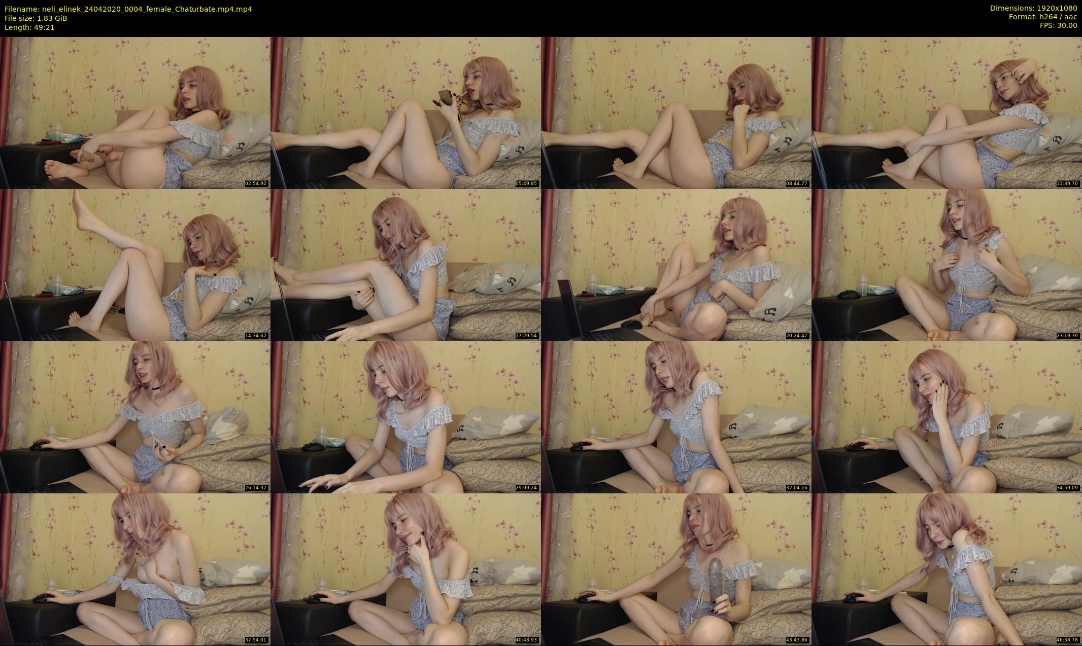 neli_elinek — 50 minute Chaturbate female cam show recording, 1080p, Apr 24, 2020