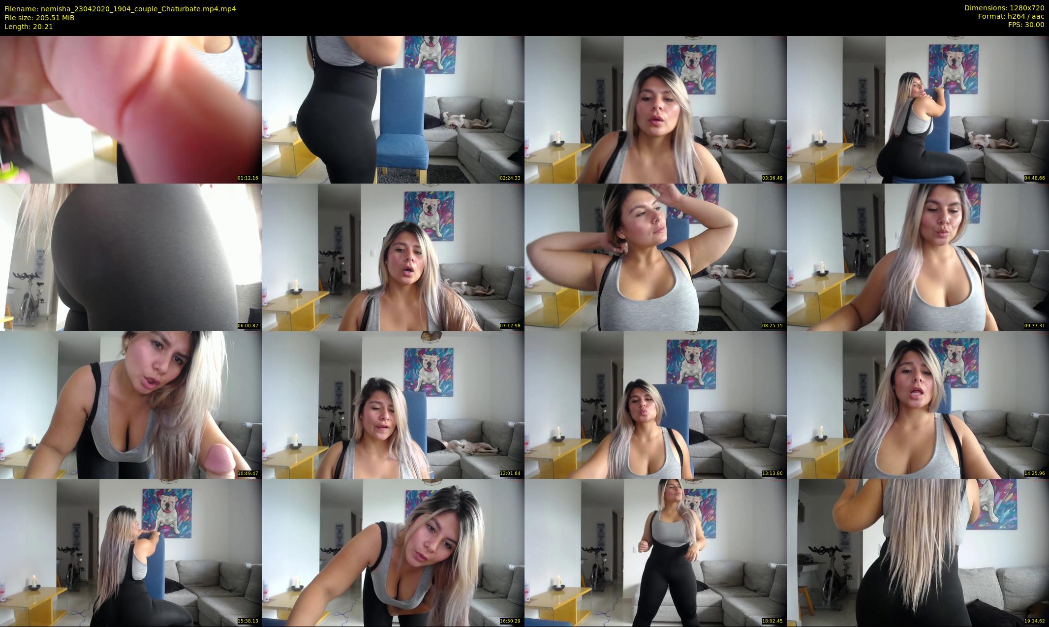 nemisha — 21 minute Chaturbate female cam show recording, 720p, Apr 23, 2020