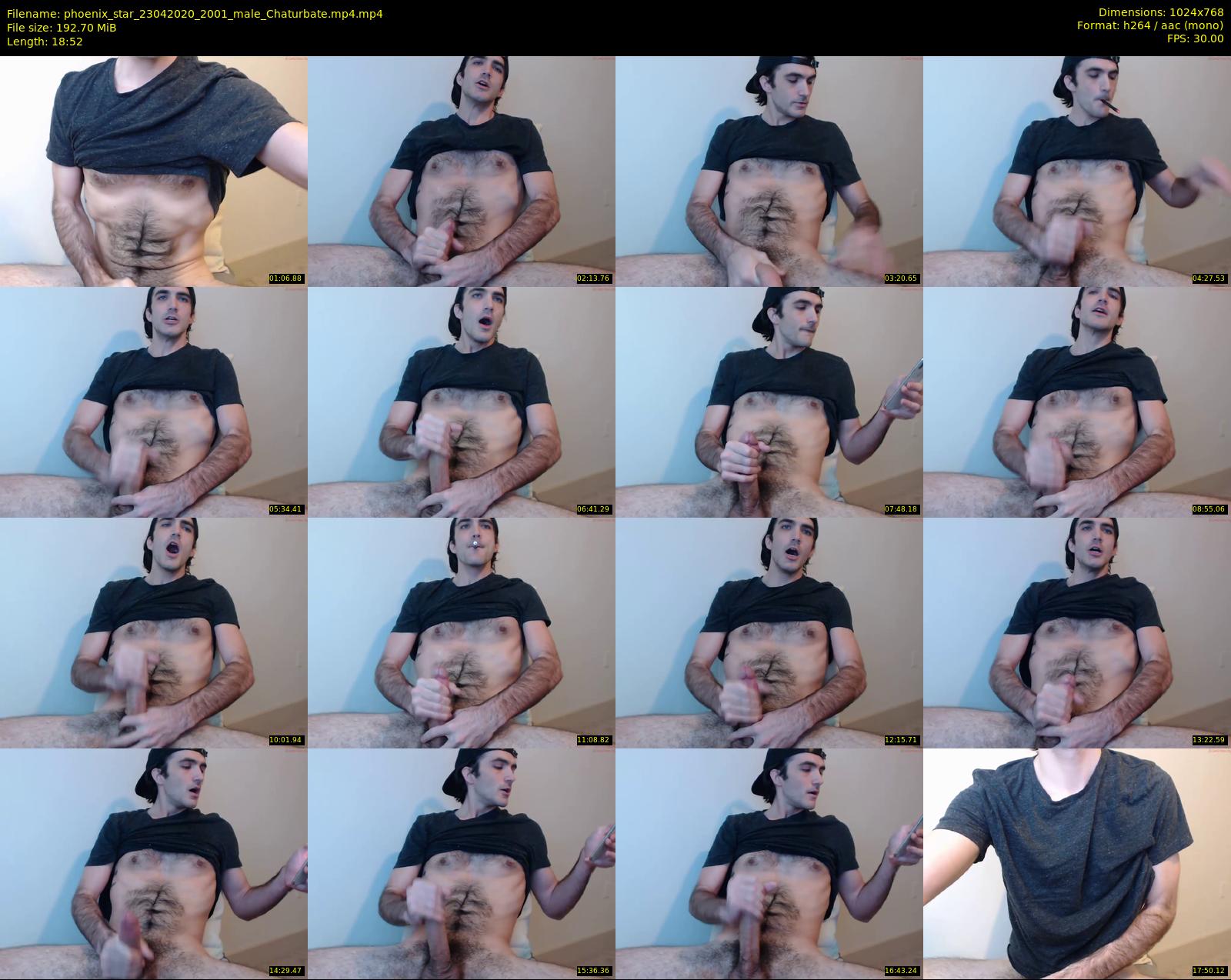 phoenix_star — 19 minute Chaturbate male cam show recording, 720p, Apr 23, 2020