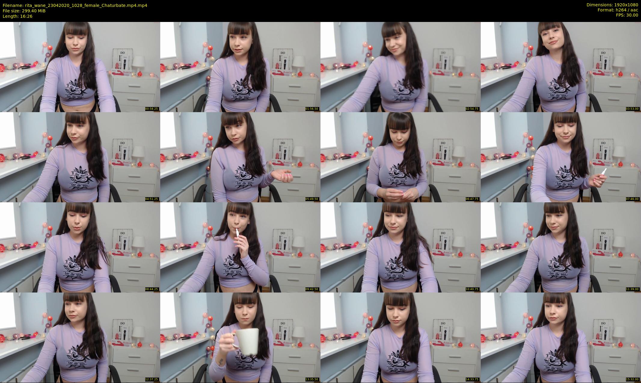 rita_wane — 17 minute Chaturbate female cam show recording, 1080p, Apr 23, 2020