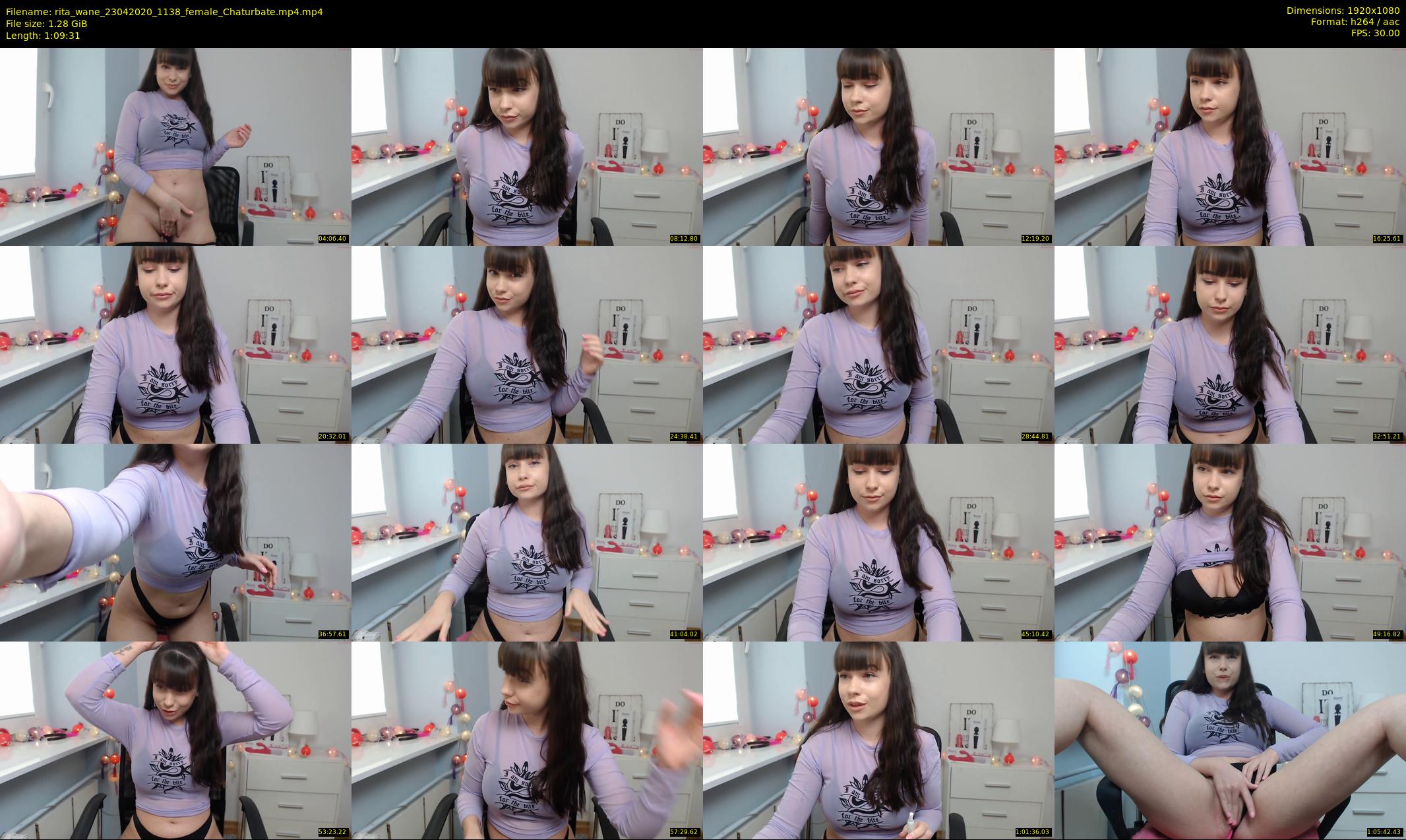 rita_wane — 70 minute Chaturbate female cam show recording, 1080p, Apr 23, 2020