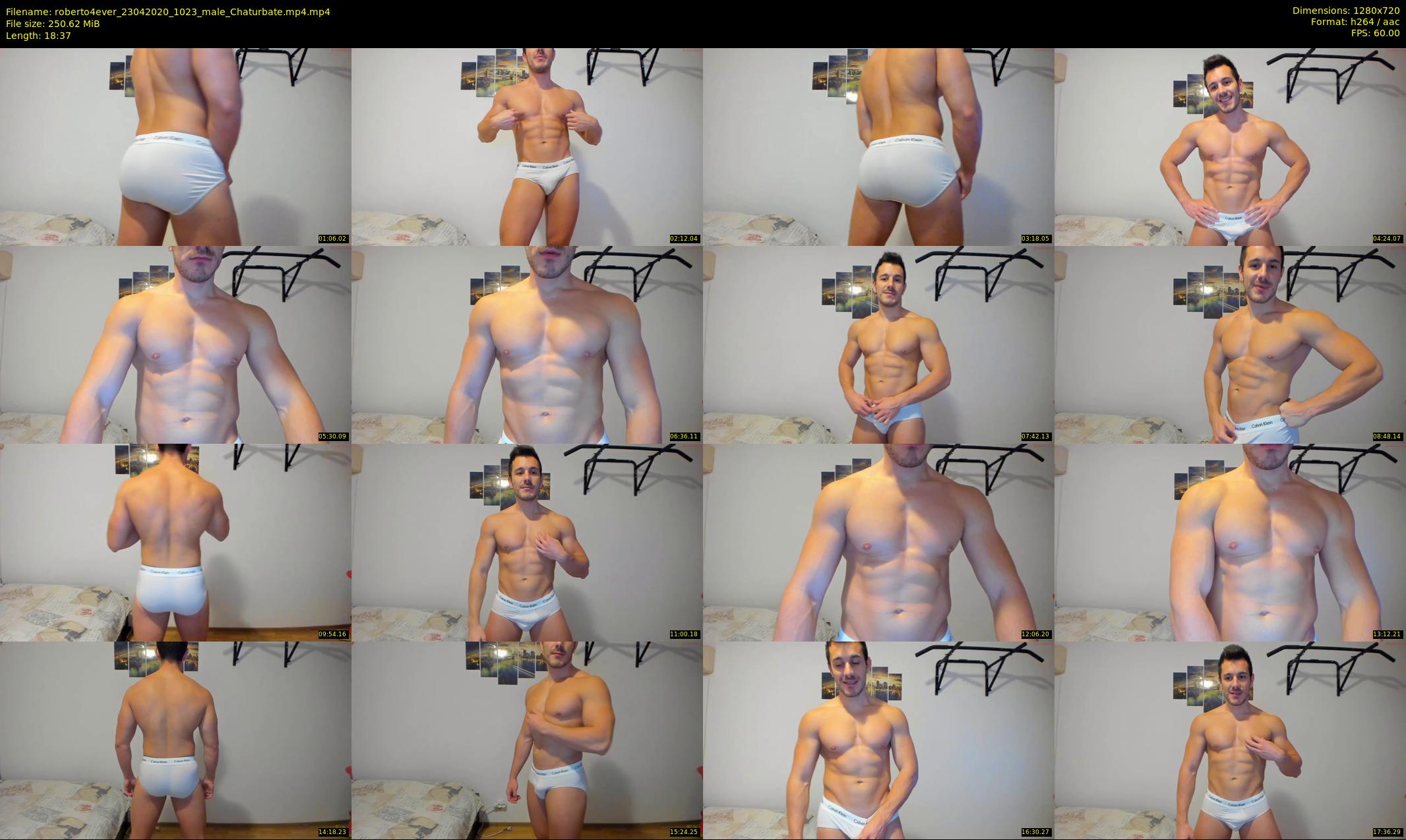 roberto4ever — 19 minute Chaturbate male cam show recording, 720p, Apr 23, 2020