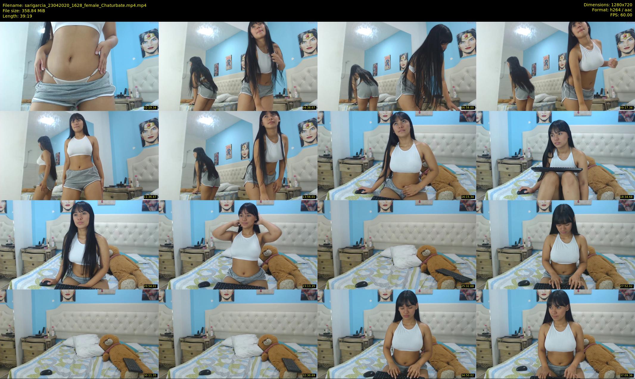 sarigarcia — 40 minute Chaturbate female cam show recording, 720p, Apr 23, 2020
