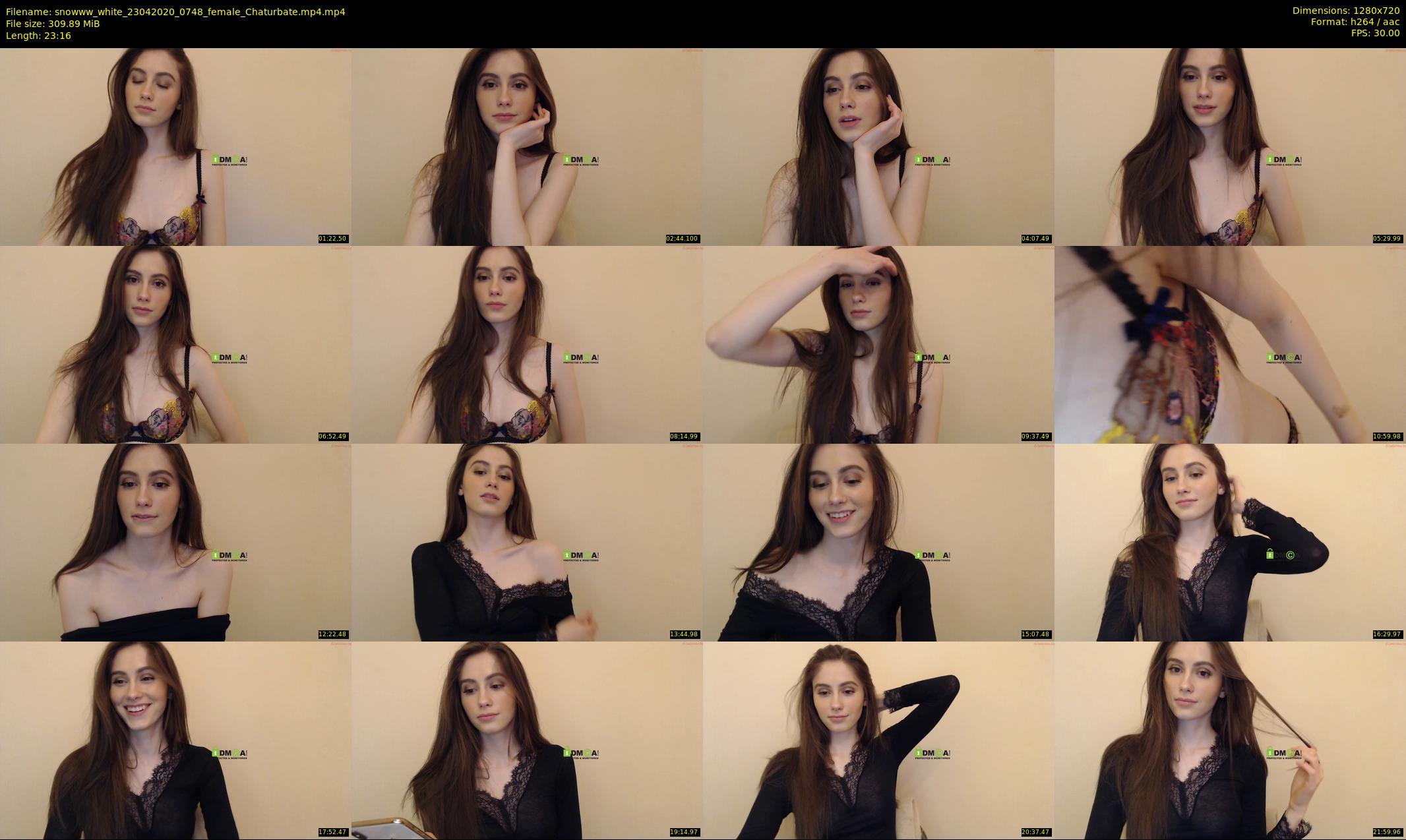 snowww_white — 24 minute Chaturbate female cam show recording, 720p, Apr 23, 2020