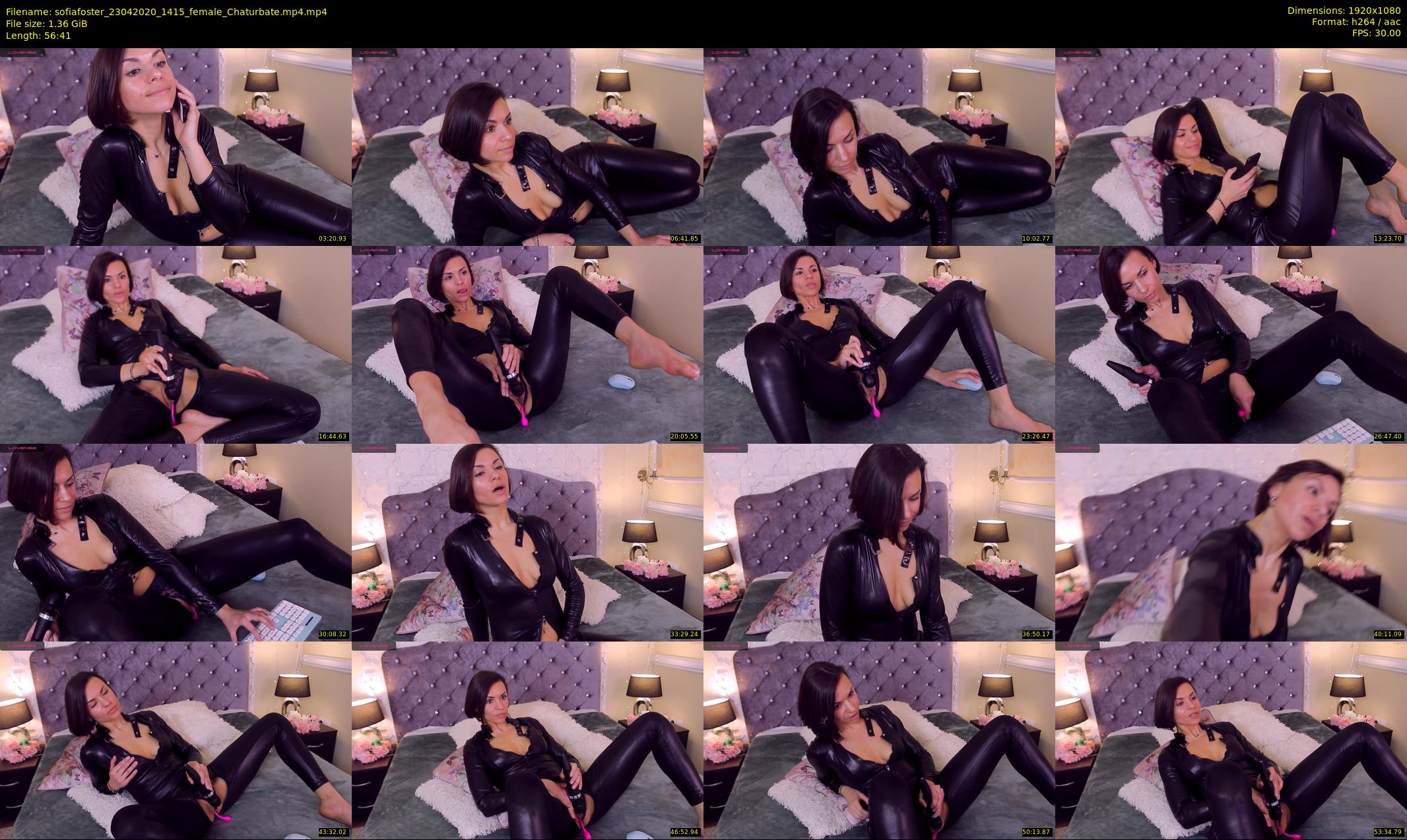 sofiafoster — 57 minute Chaturbate female cam show recording, 1080p, Apr 23, 2020