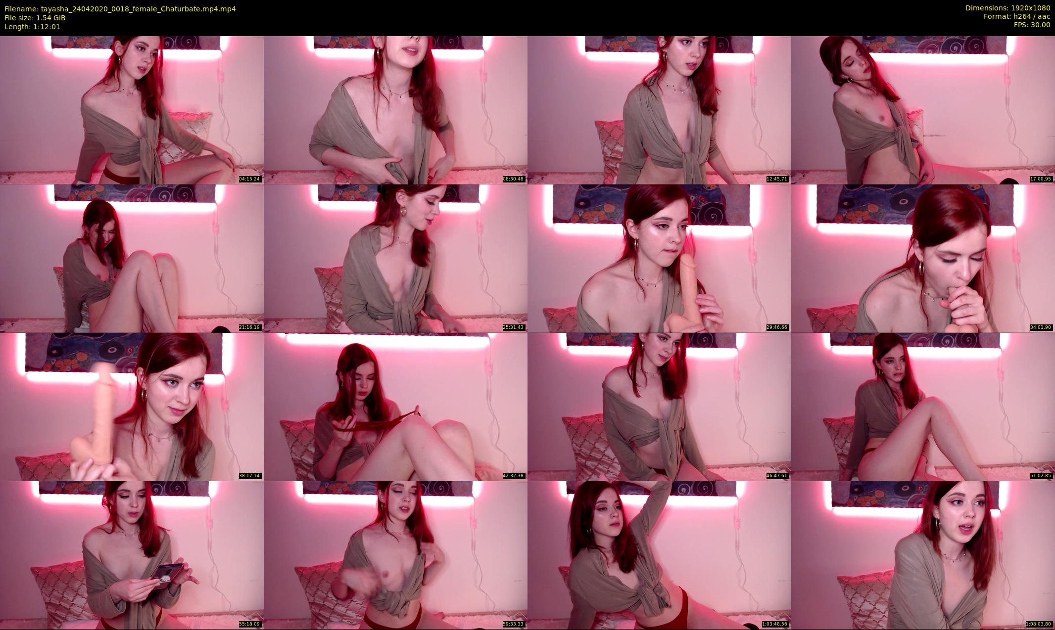tayasha — 73 minute Chaturbate female cam show recording, 1080p, Apr 24, 2020