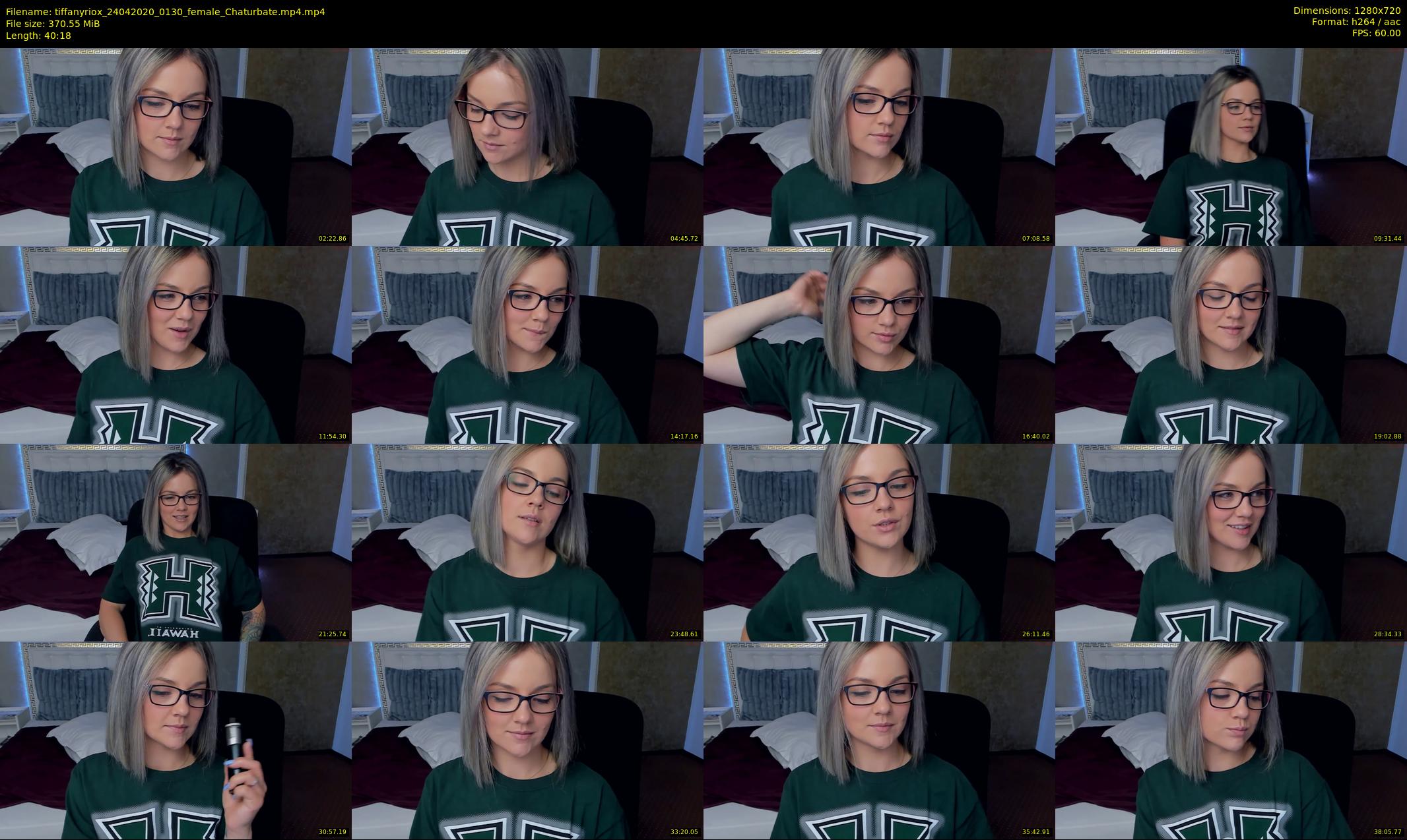 tiffanyriox — 41 minute Chaturbate female cam show recording, 720p, Apr 24, 2020