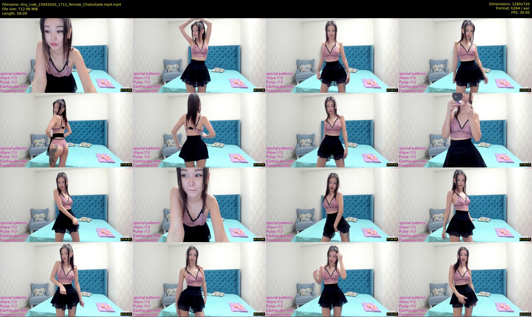 tiny_cute — 59 minute Chaturbate female cam show recording, 720p, Apr 23, 2020