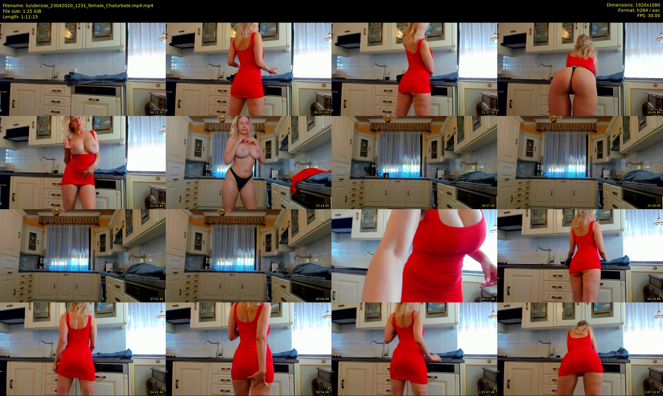 tunderose — 72 minute Chaturbate female cam show recording, 1080p, Apr 23, 2020