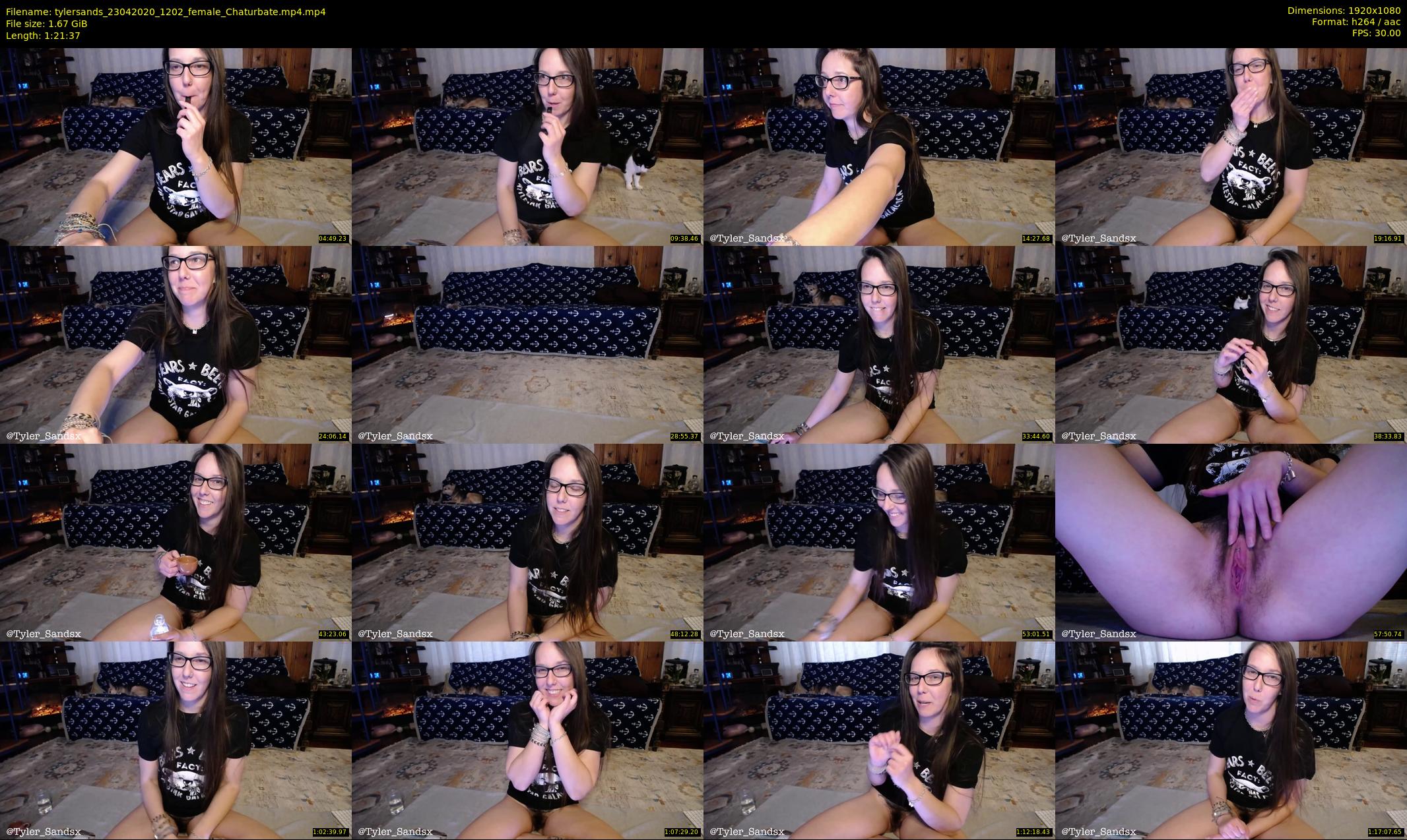 tylersands — 82 minute Chaturbate female cam show recording, 1080p, Apr 23, 2020