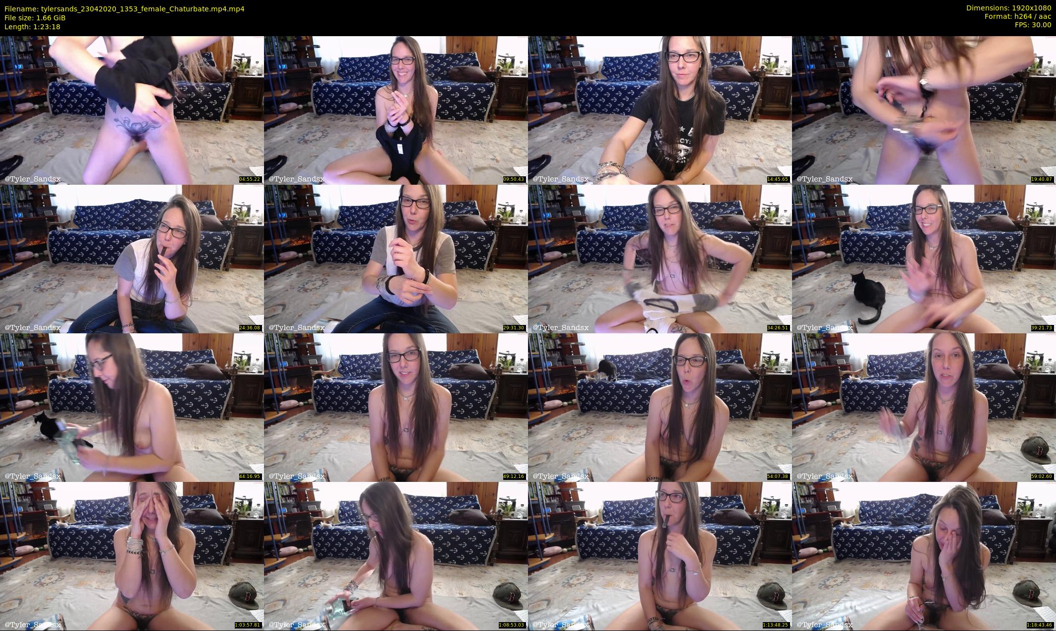 tylersands — 84 minute Chaturbate female cam show recording, 1080p, Apr 23, 2020