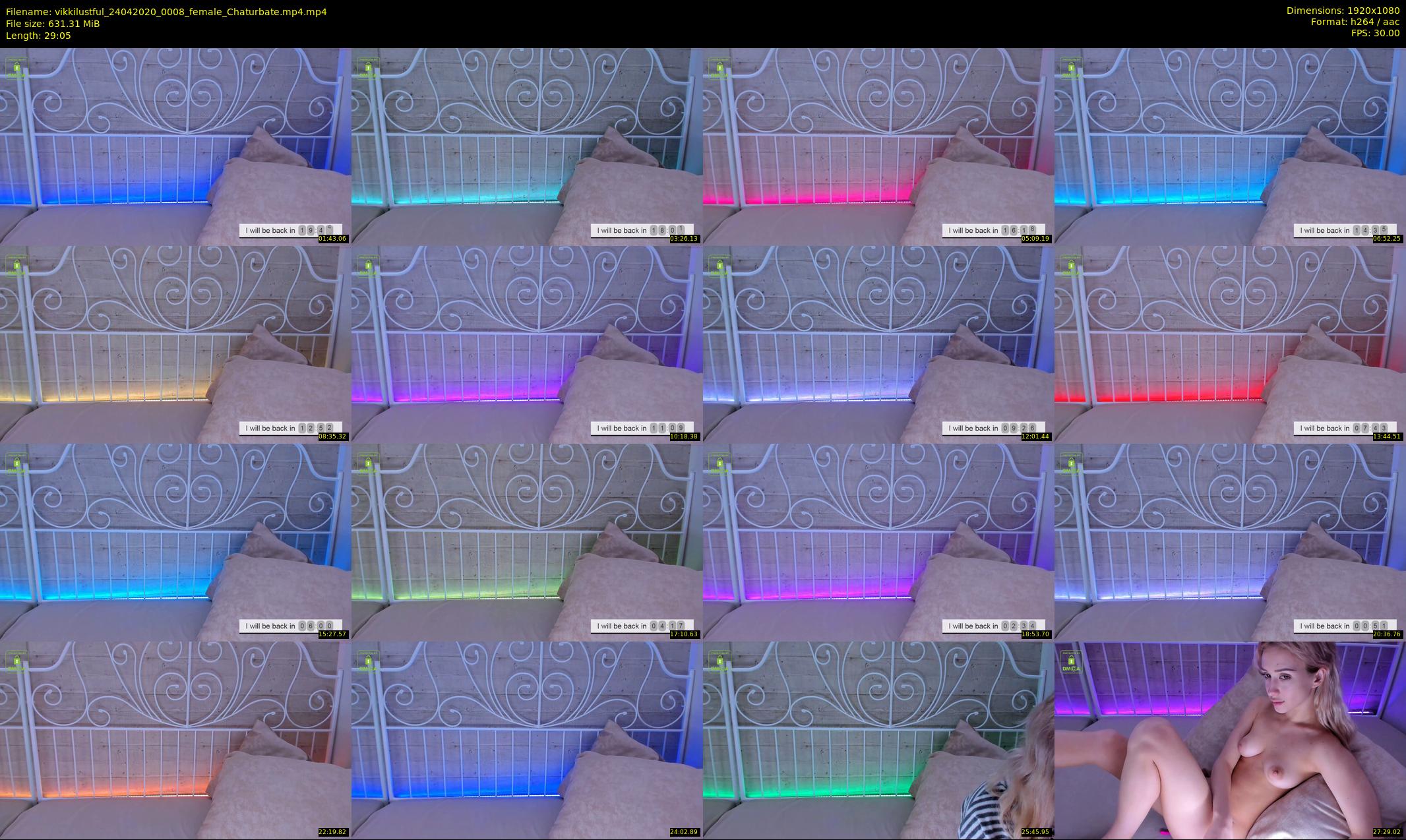 vikkilustful — 30 minute Chaturbate female cam show recording, 1080p, Apr 24, 2020