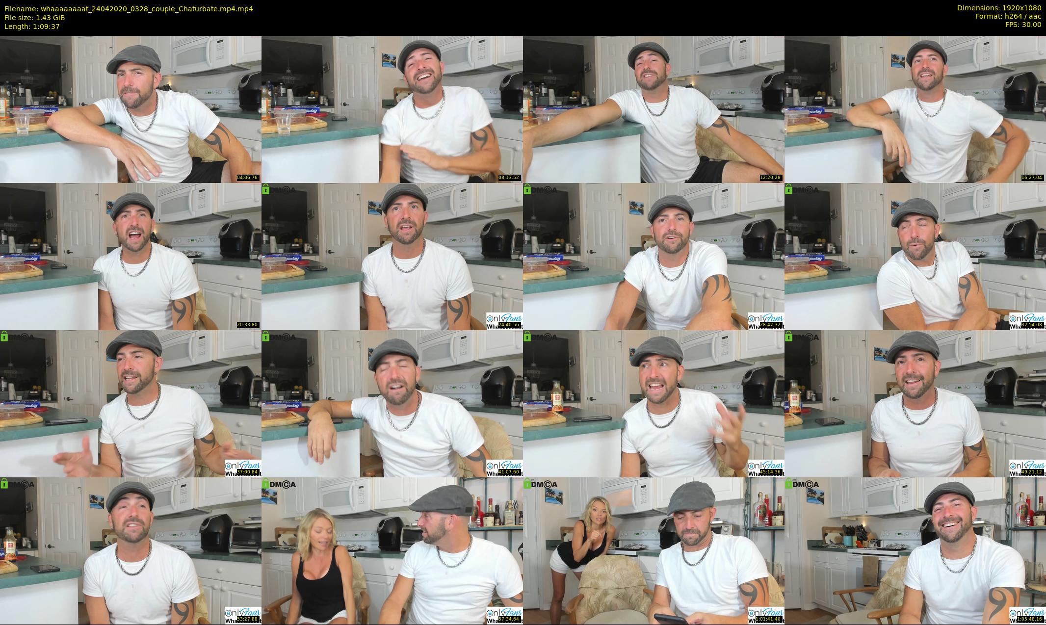 whaaaaaaaat — 70 minute Chaturbate couple cam show recording, 1080p, Apr 24, 2020