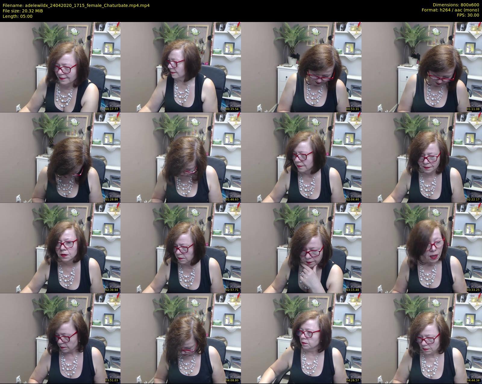 adelewildx — 5 minute Chaturbate female cam show recording, 480p, Apr 24, 2020