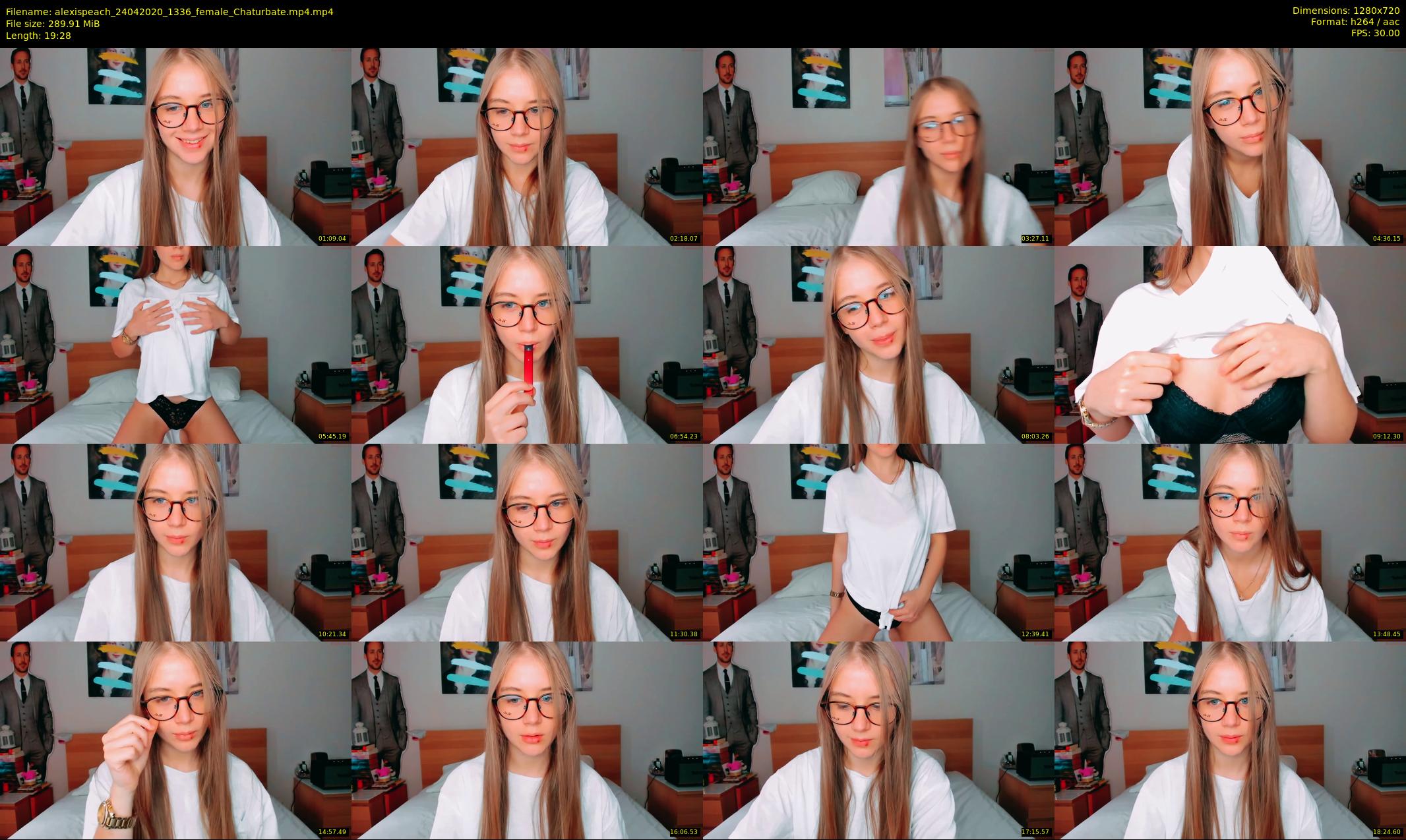 alexispeach — 20 minute Chaturbate female cam show recording, 720p, Apr 24, 2020