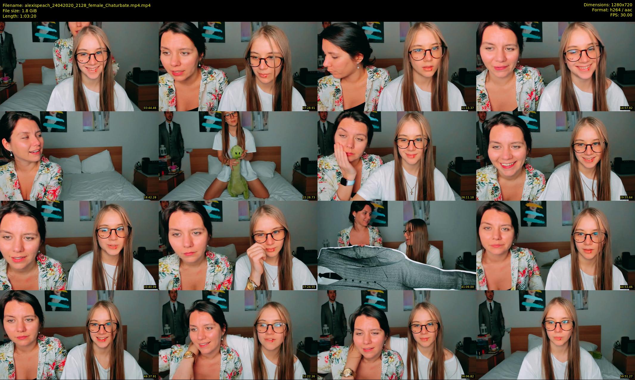 alexispeach — 64 minute Chaturbate female cam show recording, 720p, Apr 24, 2020
