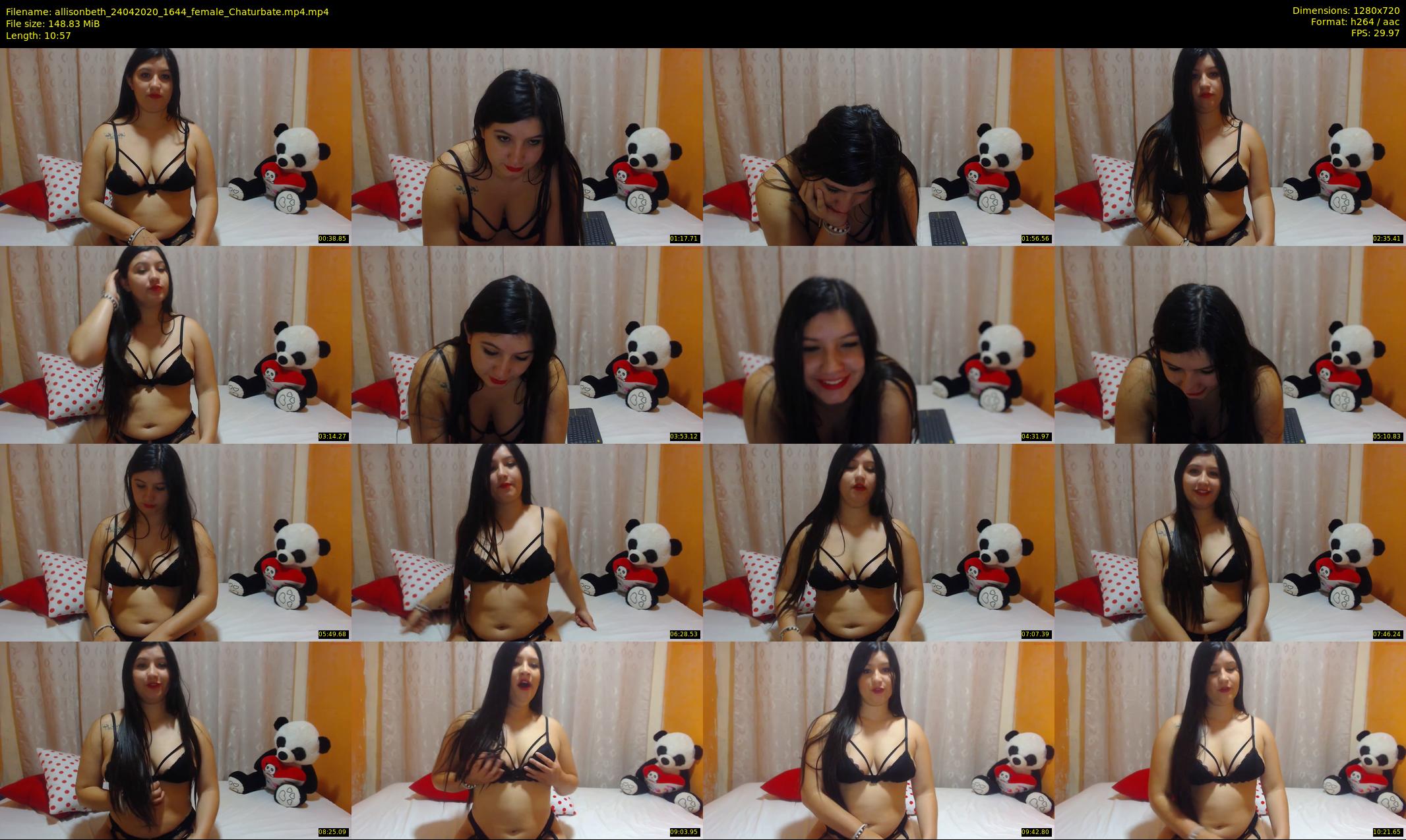 allisonbeth — 11 minute Chaturbate female cam show recording, 720p, Apr 24, 2020
