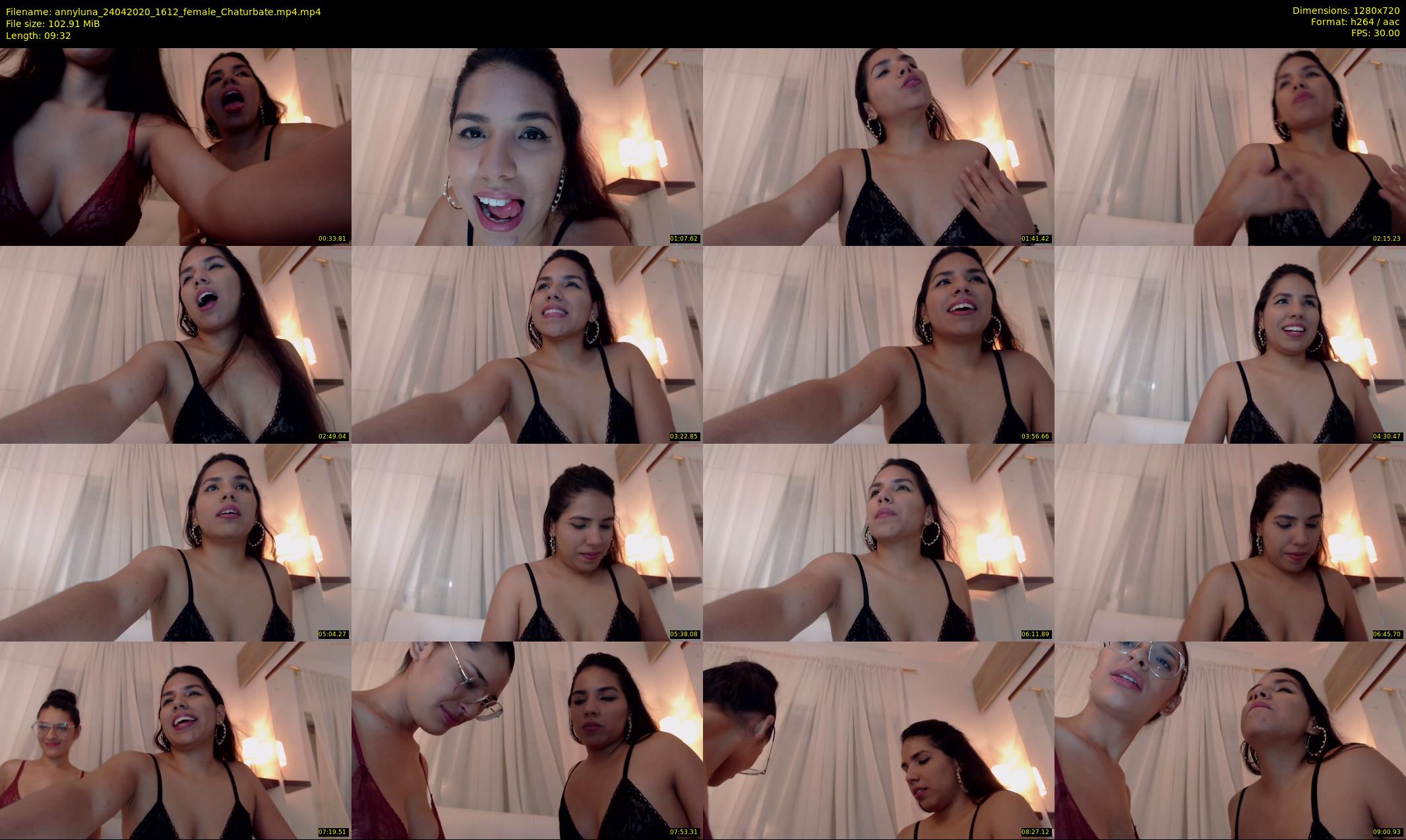 annyluna — 10 minute Chaturbate female cam show recording, 720p, Apr 24, 2020