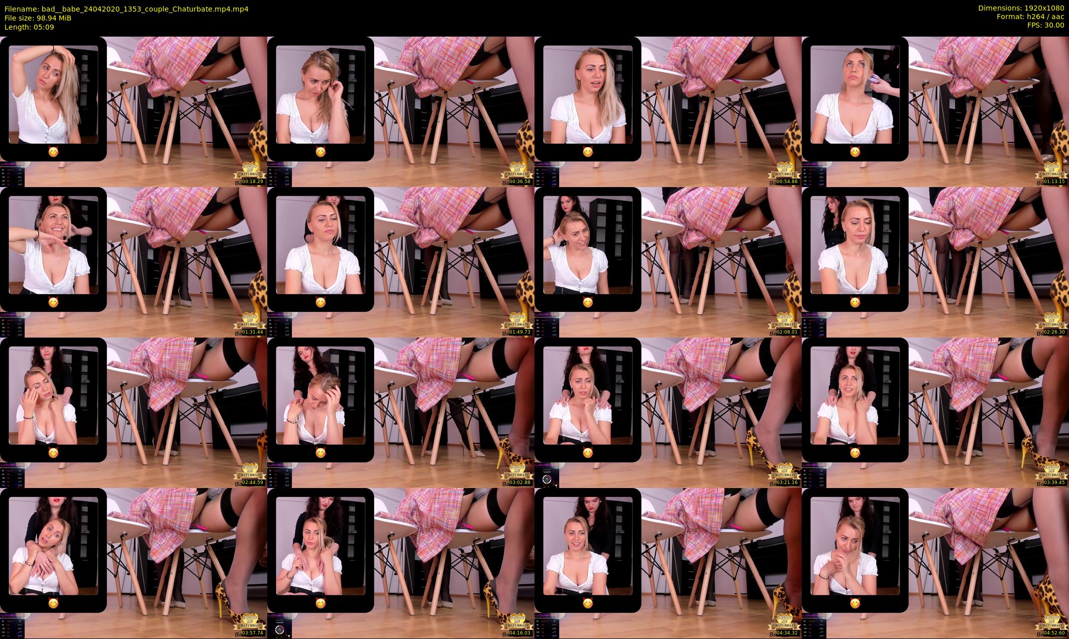 bad__babe — 6 minute Chaturbate female cam show recording, 1080p, Apr 24, 2020