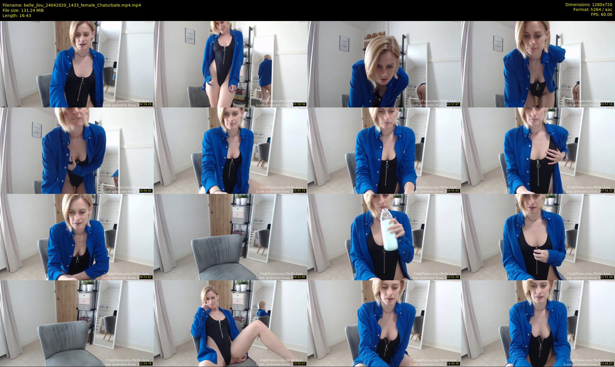 belle_jlou — 17 minute Chaturbate female cam show recording, 720p, Apr 24, 2020