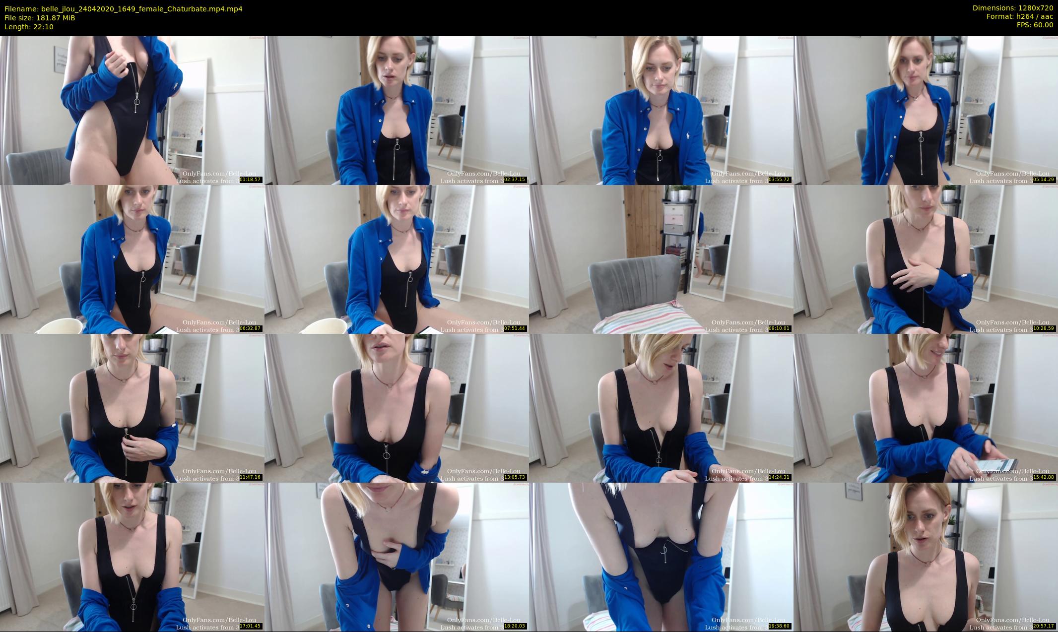 belle_jlou — 23 minute Chaturbate female cam show recording, 720p, Apr 24, 2020