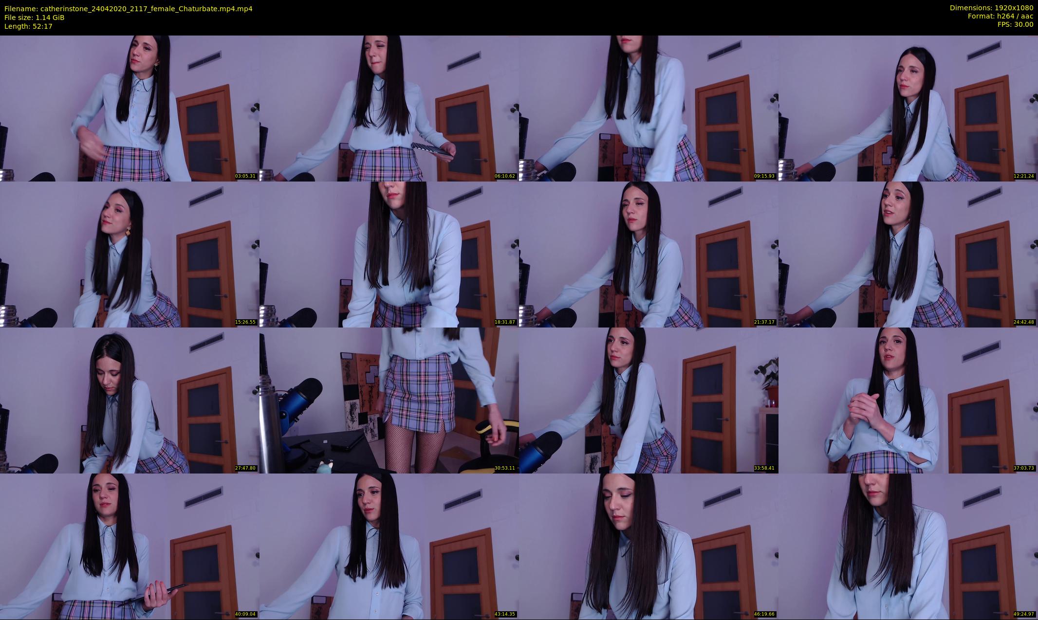 catherinstone — 53 minute Chaturbate female cam show recording, 1080p, Apr 24, 2020