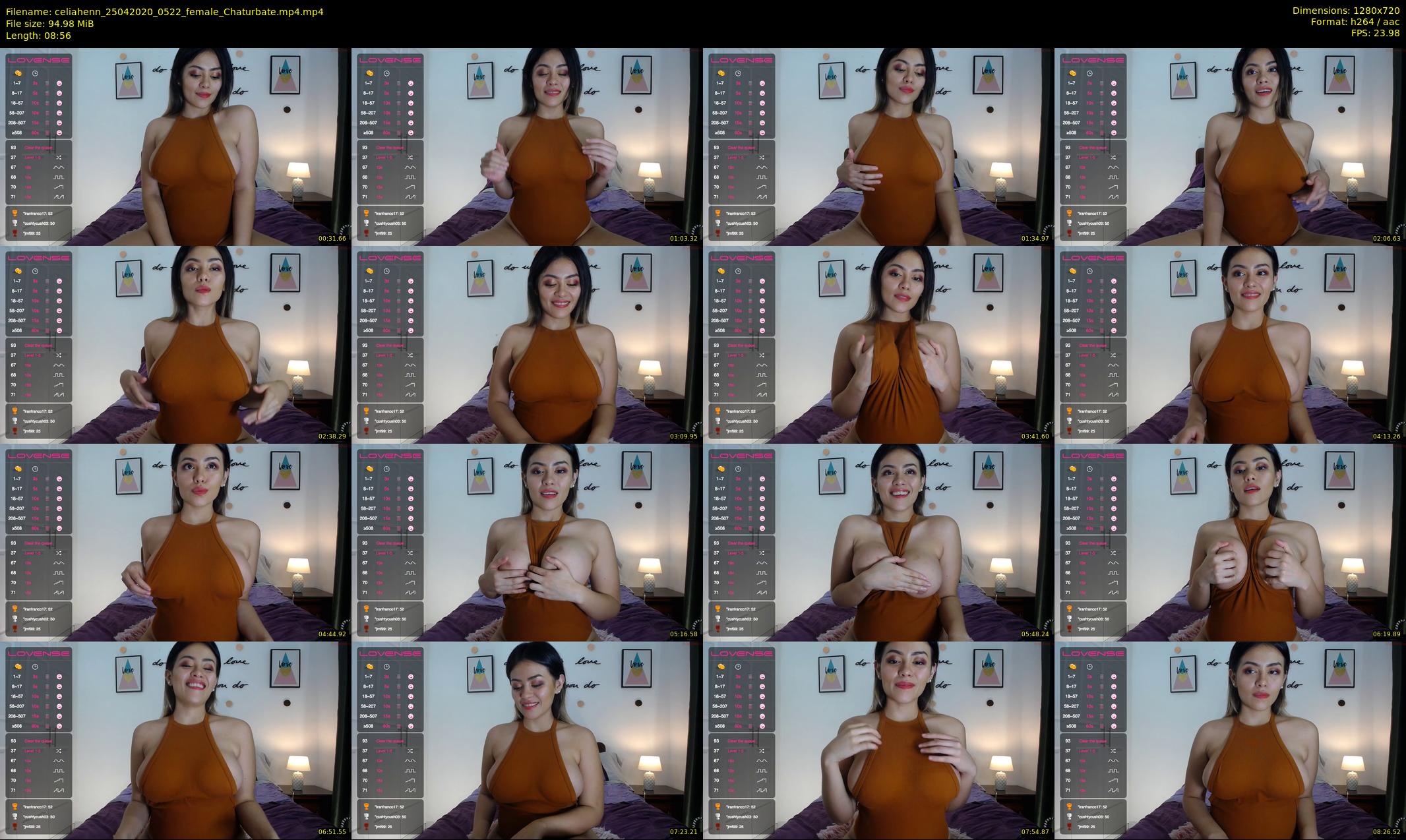 celiahenn — 9 minute Chaturbate female cam show recording, 720p, Apr 25, 2020