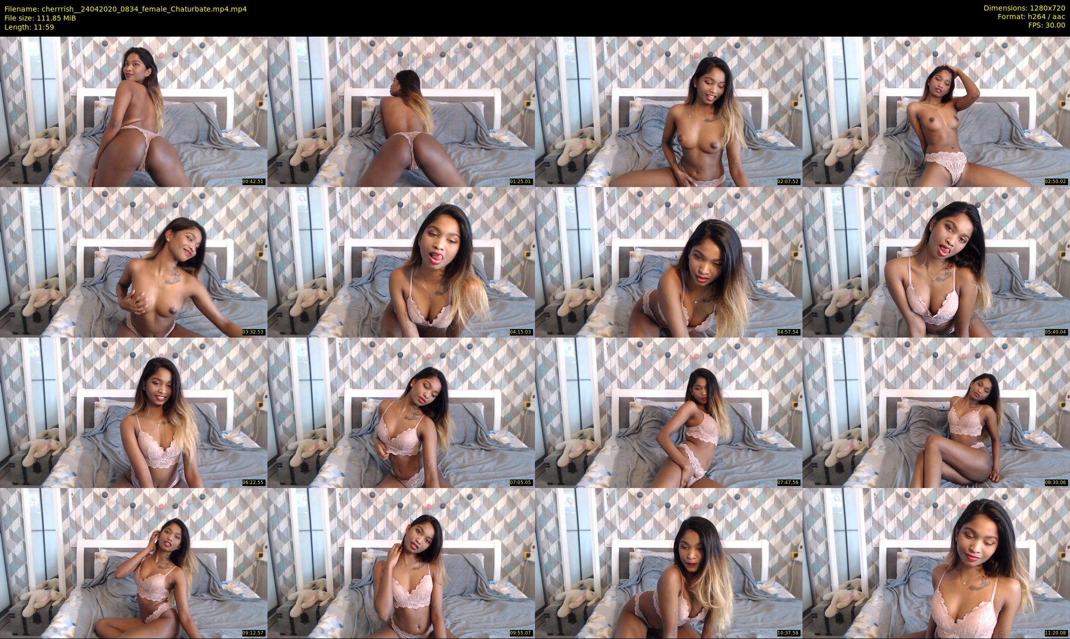 cherrrish_ — 12 minute Chaturbate female cam show recording, 720p, Apr 24, 2020