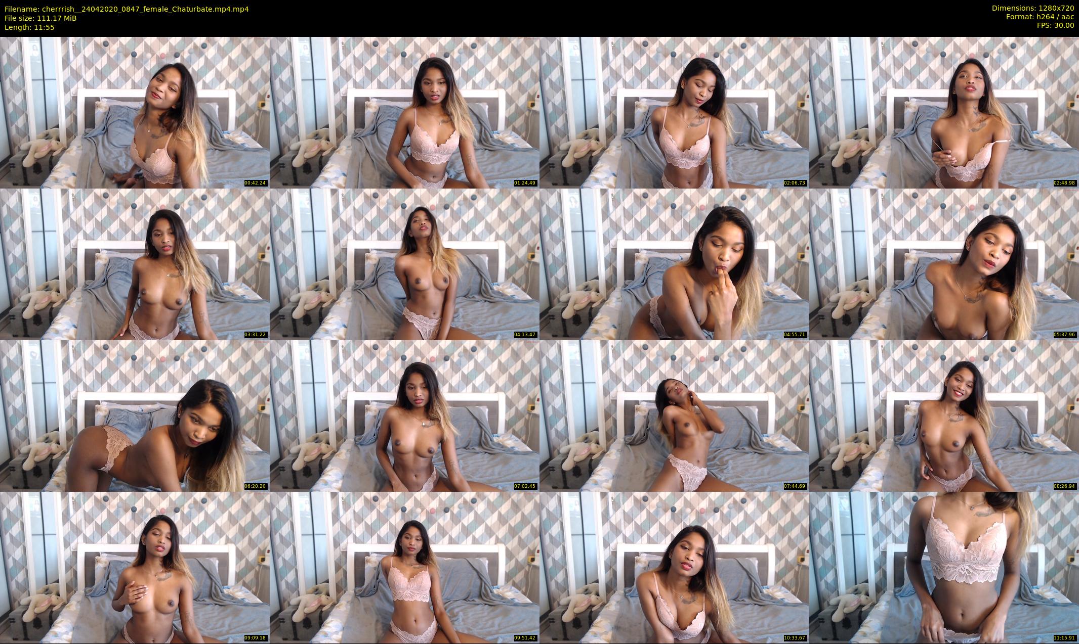 cherrrish_ — 12 minute Chaturbate female cam show recording, 720p, Apr 24, 2020