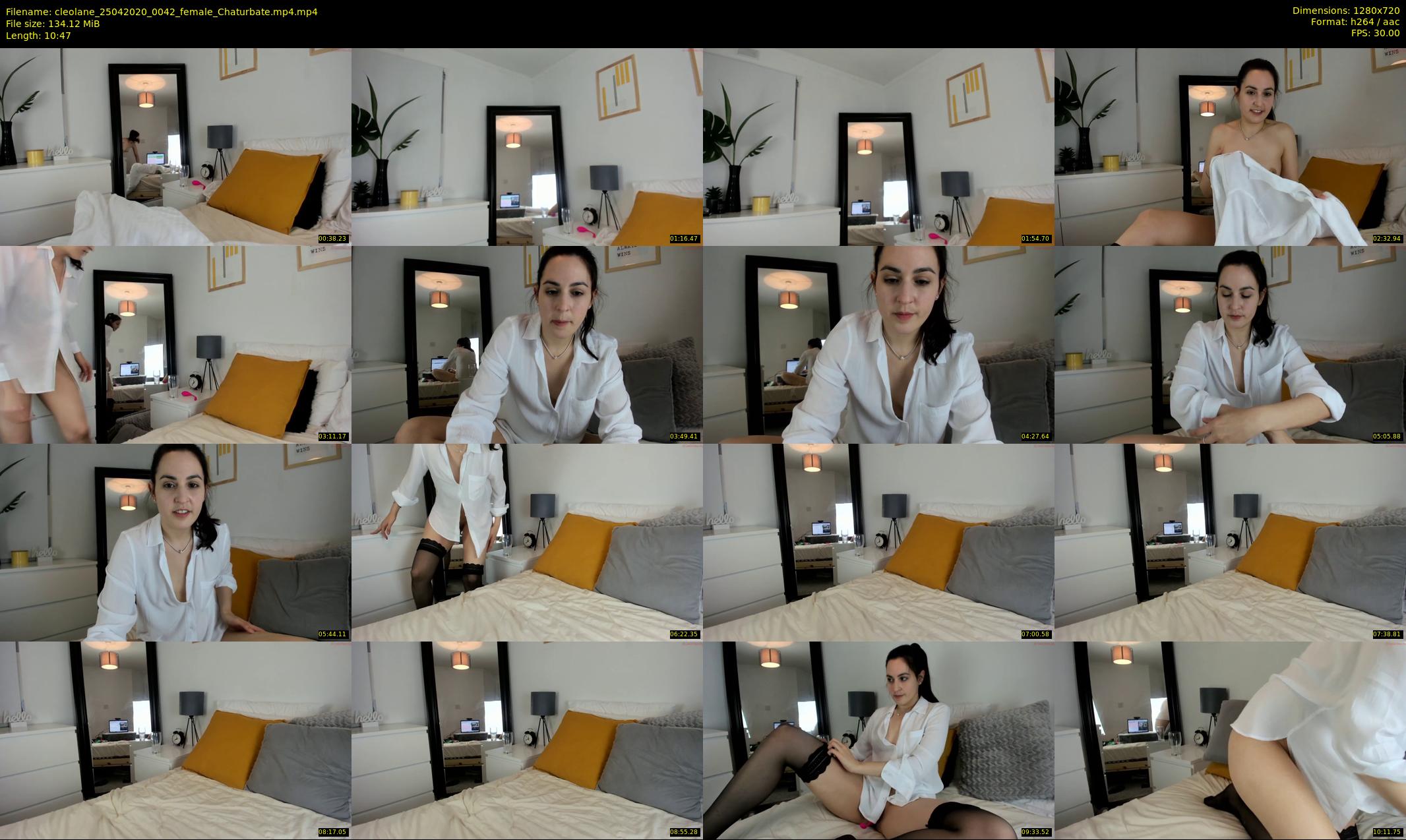 cleolane — 11 minute Chaturbate female cam show recording, 720p, Apr 25, 2020
