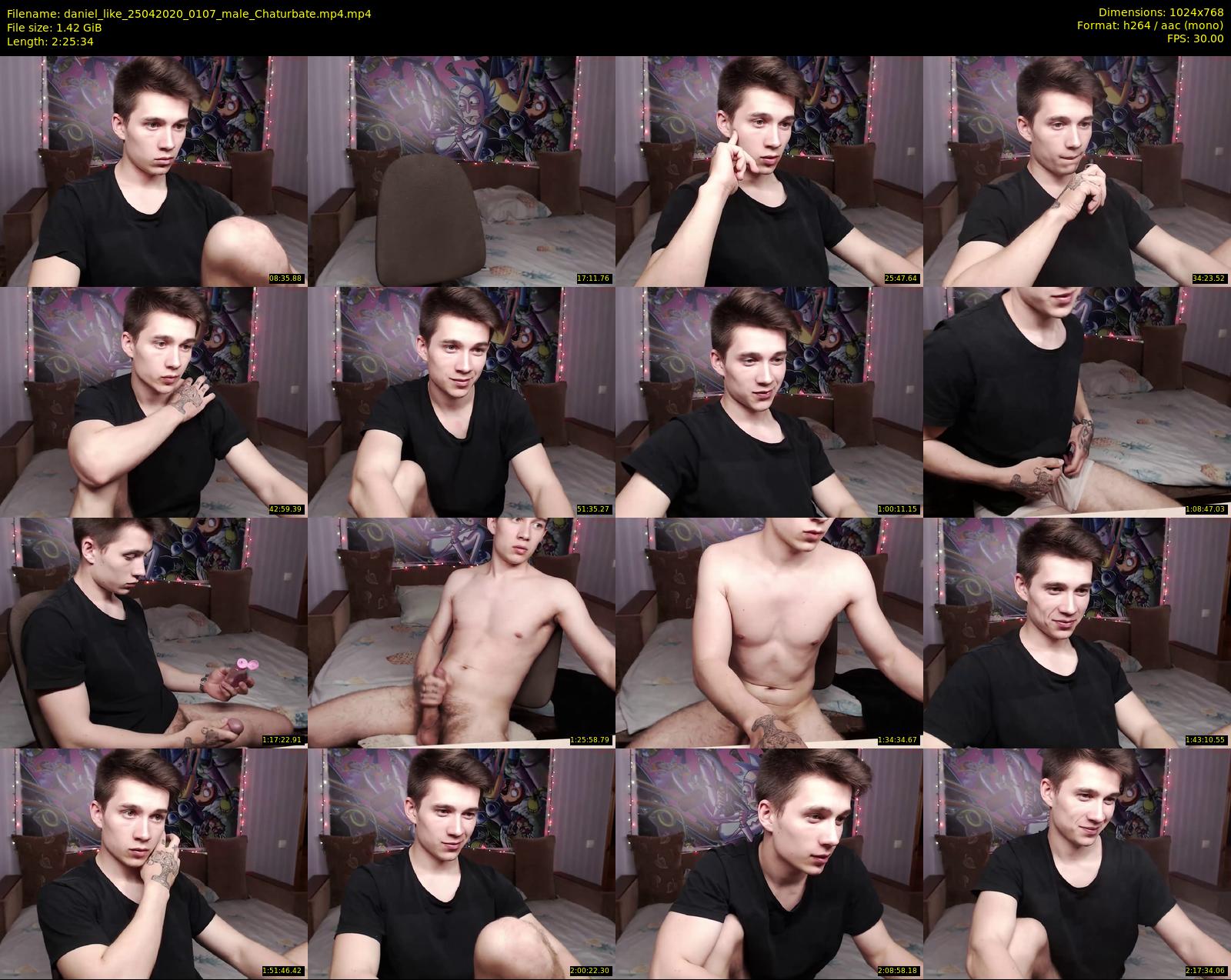 daniel_like — 146 minute Chaturbate male cam show recording, 720p, Apr 25, 2020