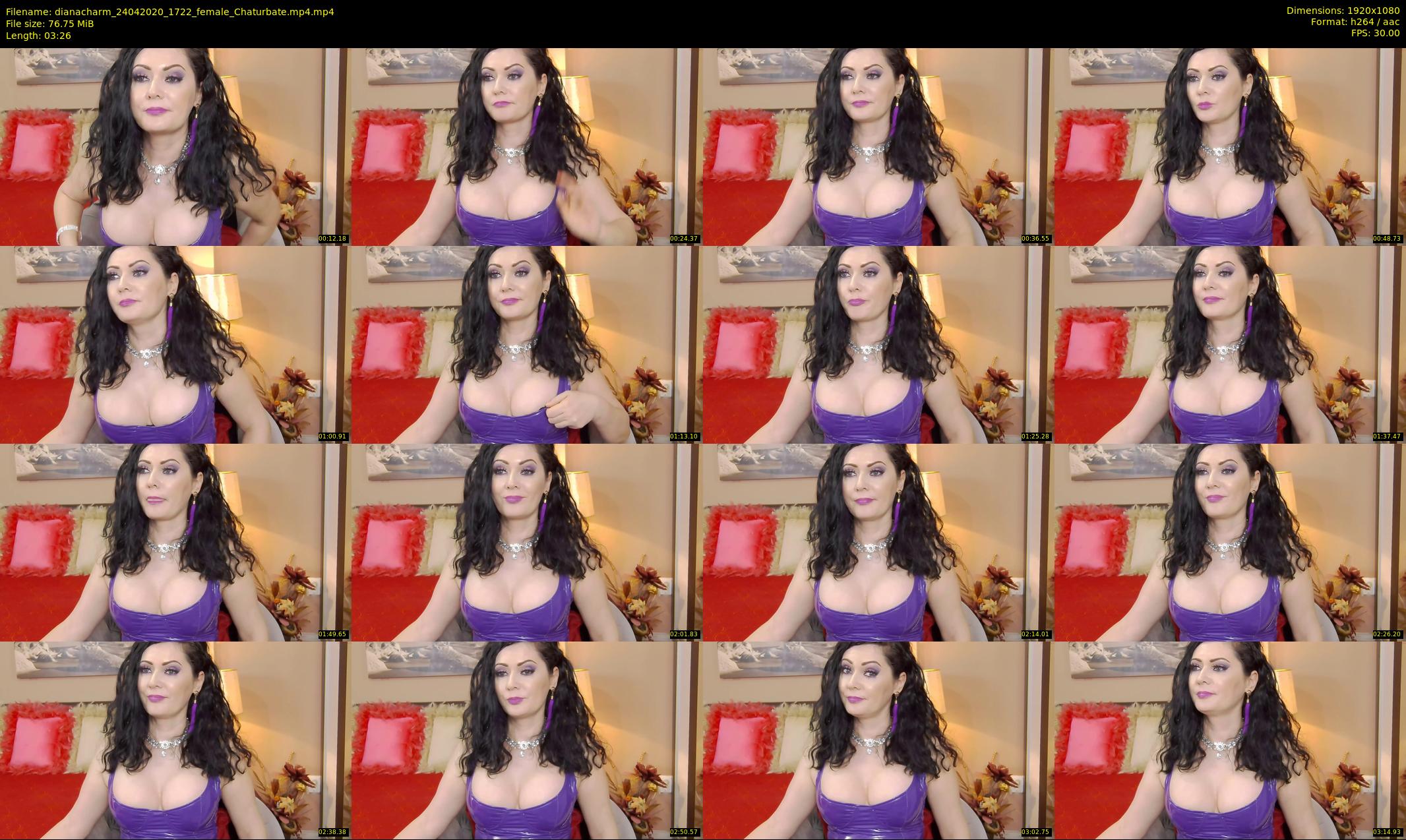 dianacharm — 4 minute Chaturbate female cam show recording, 1080p, Apr 24, 2020