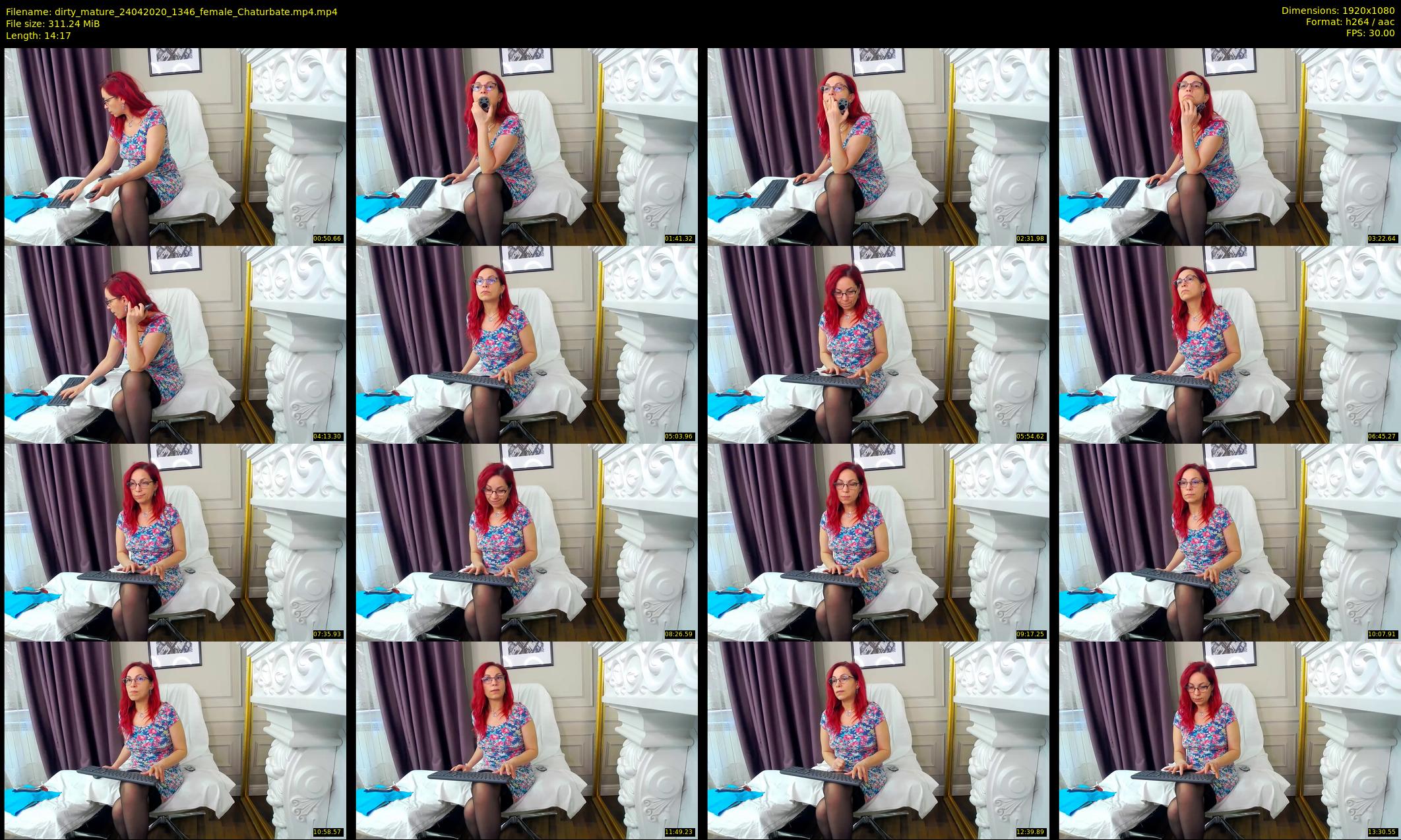 dirty_mature — 15 minute Chaturbate female cam show recording, 1080p, Apr 24, 2020