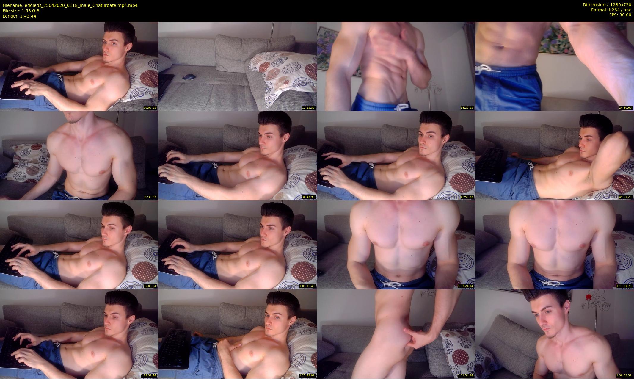 eddieds — 104 minute Chaturbate male cam show recording, 720p, Apr 25, 2020